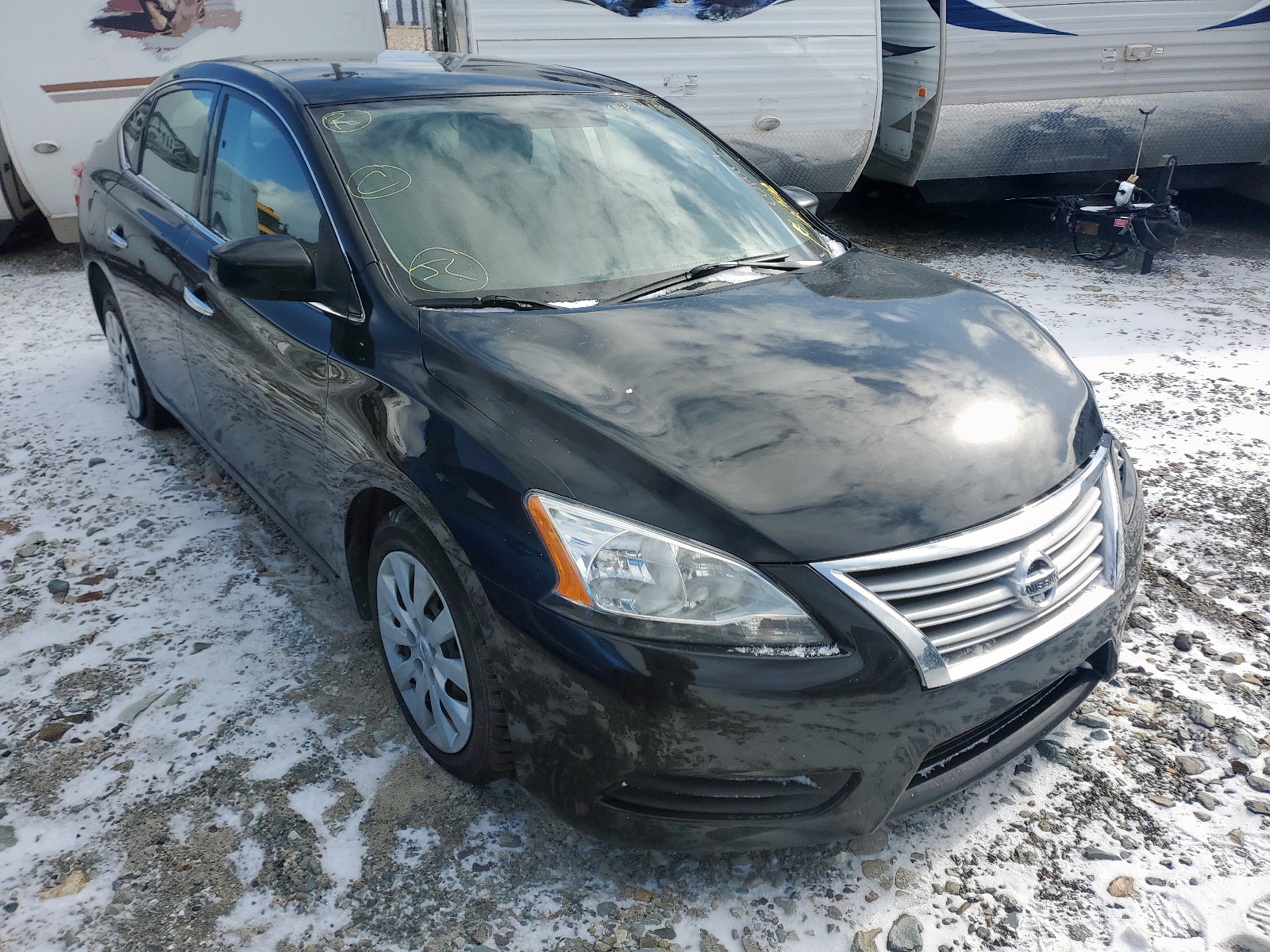 NISSAN SENTRA 2015 with VIN 3N1AB7AP0EL635347 - Photo from auction