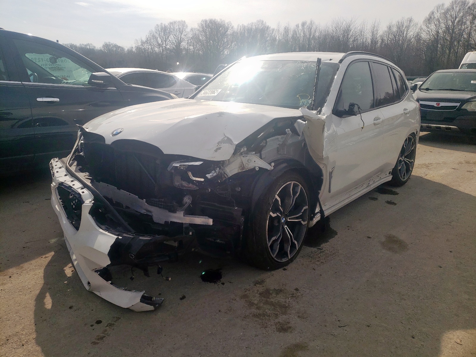 Photo 2 from auction – 2020 BMW X3 M COMPE with VIN 5YMTS0C0XL9B31837