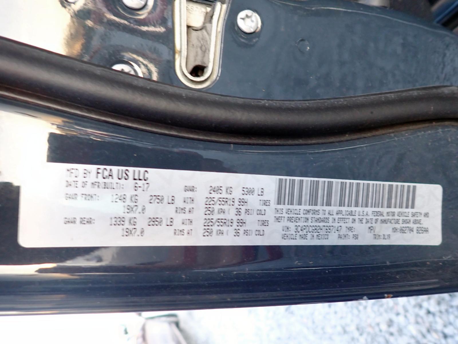Photo 10 from auction – 2017 DODGE JOURNEY CR with VIN 3C4PDCGB2HT697147
