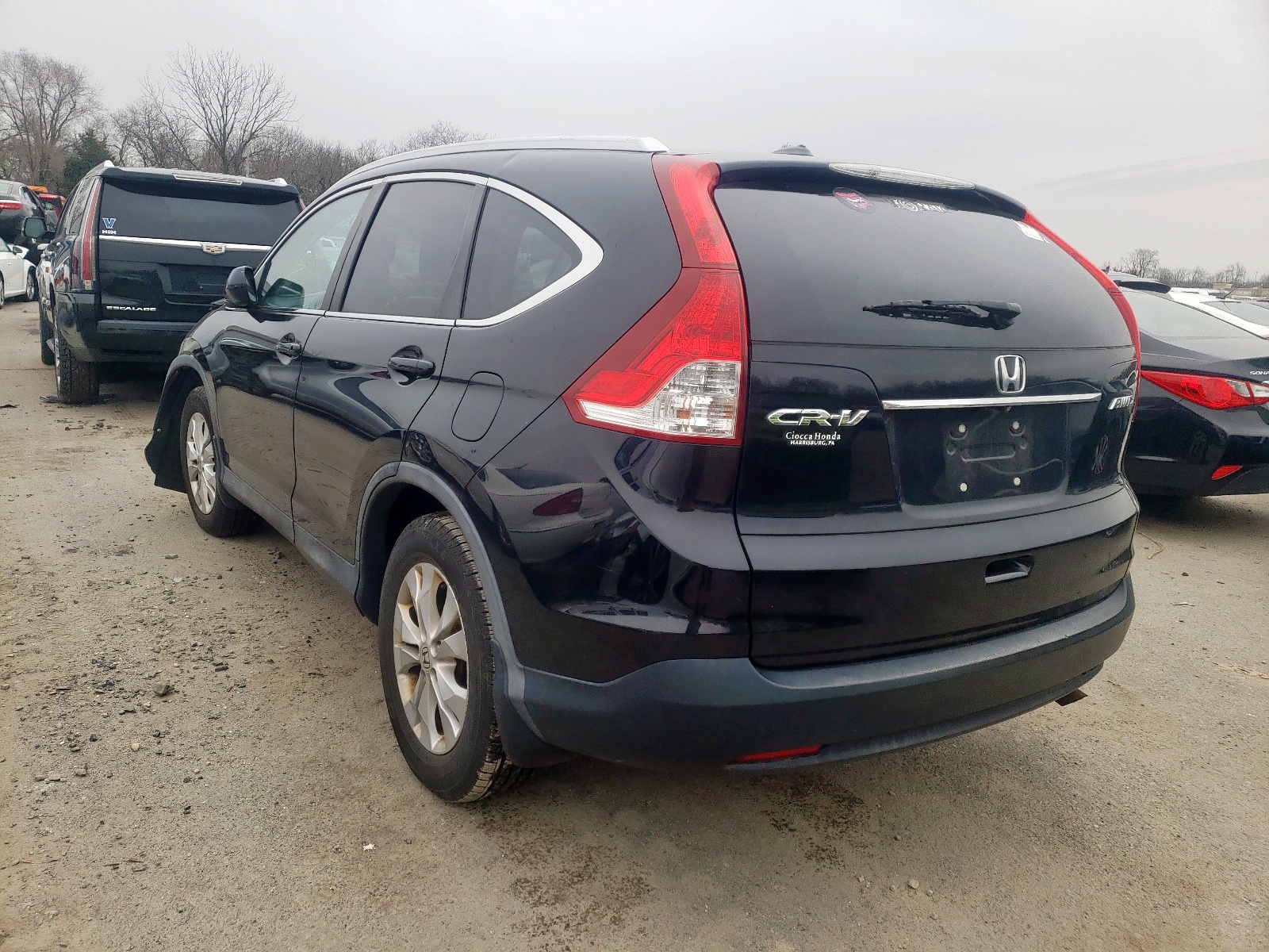 Photo 3 from auction – 2014 HONDA CR-V EXL with VIN 2HKRM4H79EH652209