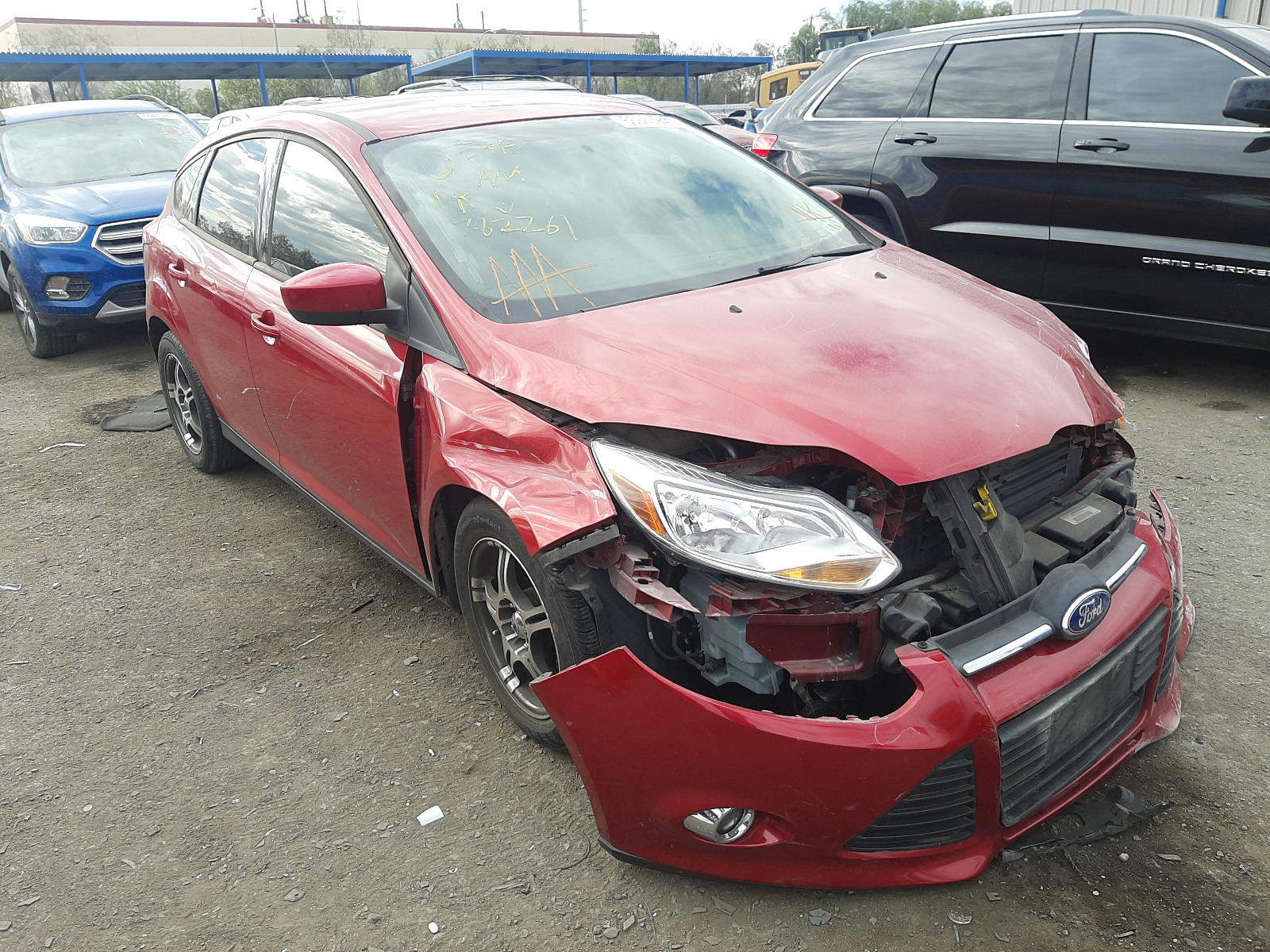 FORD FOCUS SE 2012 with VIN 1FAHP3K29CL215836 - Photo from auction