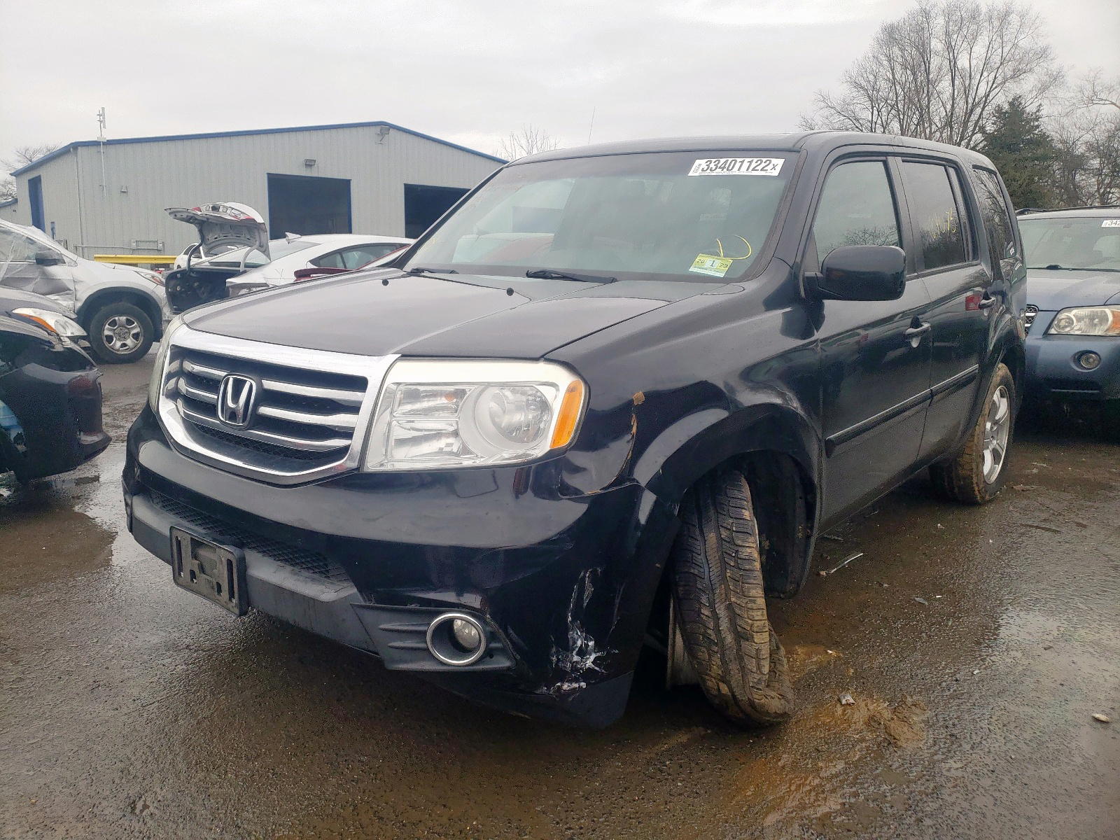 Photo 2 from auction – 2012 HONDA PILOT EXLN with VIN 5FNYF4H74CB074893