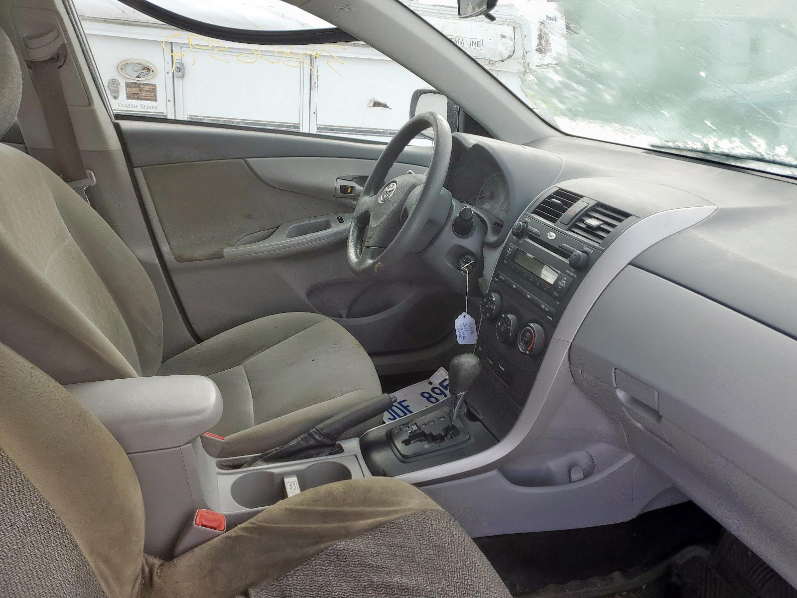 Photo 19 from auction – 2009 TOYOTA COROLLA BA with VIN 2T1BU40E19C079889