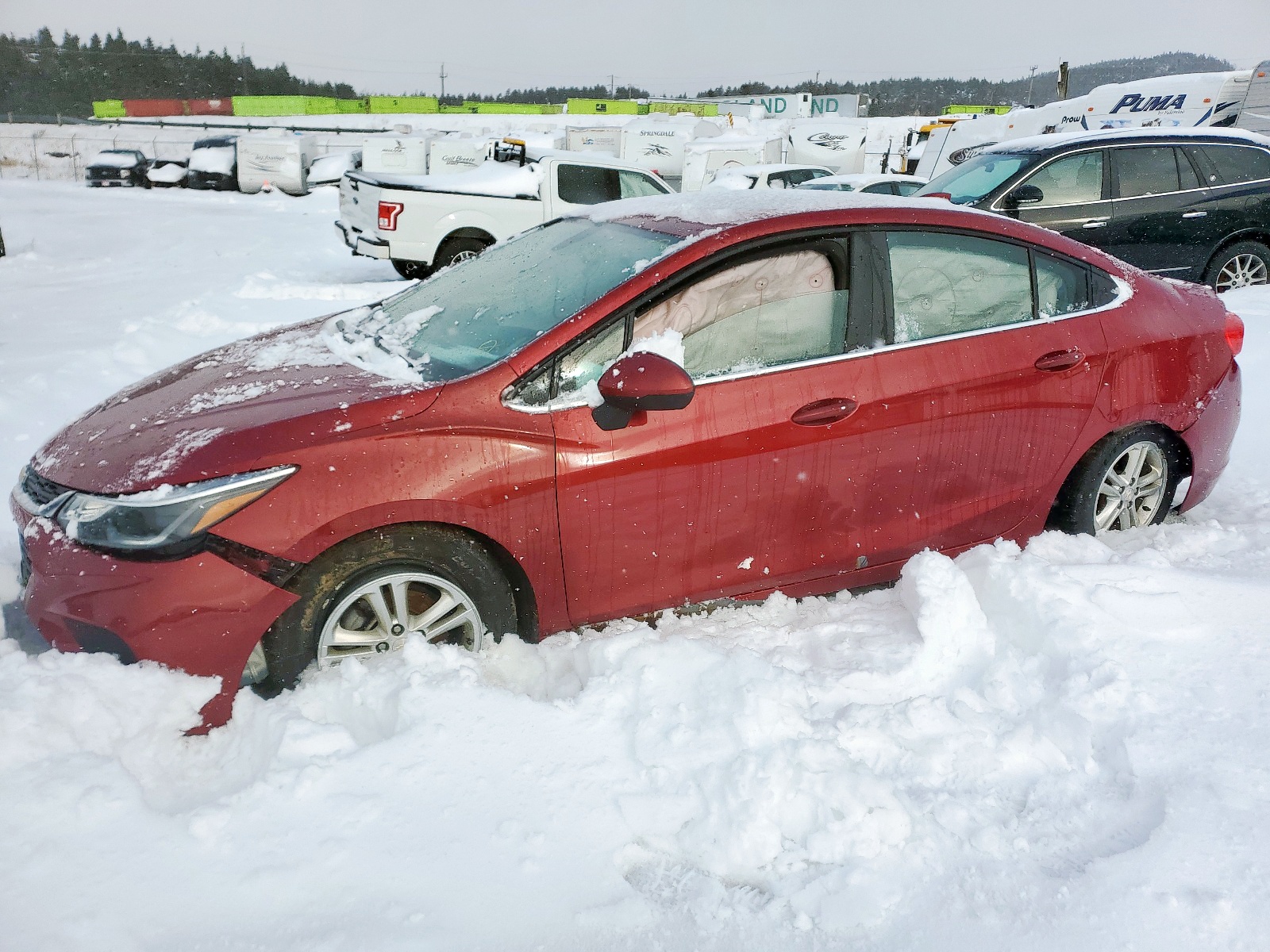 Photo 9 from auction – 2017 CHEVROLET CRUZE LT with VIN 3G1BE5SM6HS602440