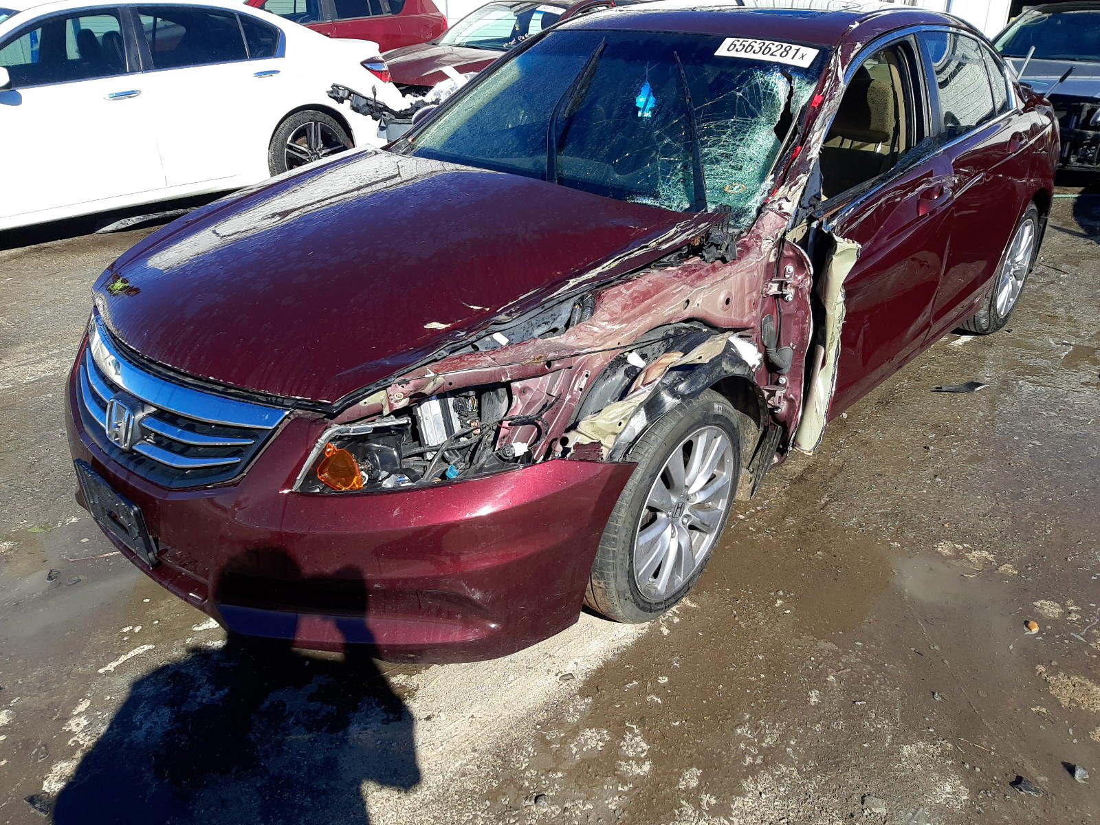 Photo 2 from auction – 2012 HONDA ACCORD EX with VIN 1HGCP2F76CA063225