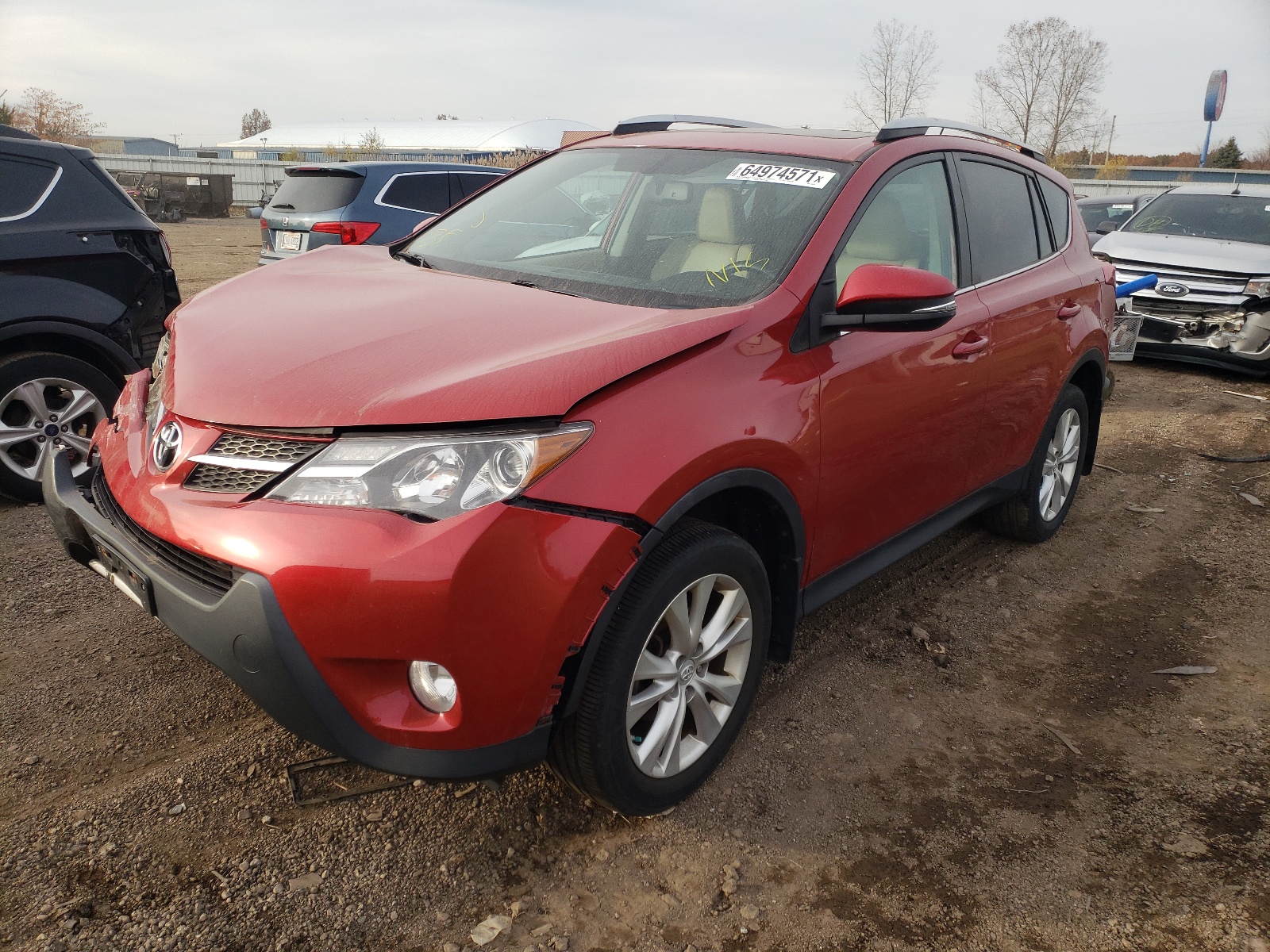 Photo 2 from auction – 2013 TOYOTA RAV4 LIMIT with VIN 2T3YFREV5DW058391