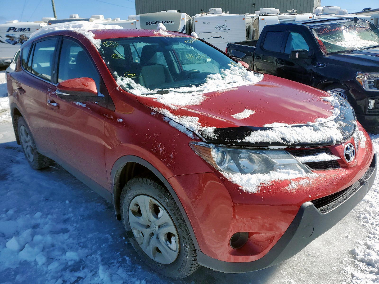 TOYOTA RAV4 LE 2015 with VIN 2T3BFREV2FW288141 - Photo from auction