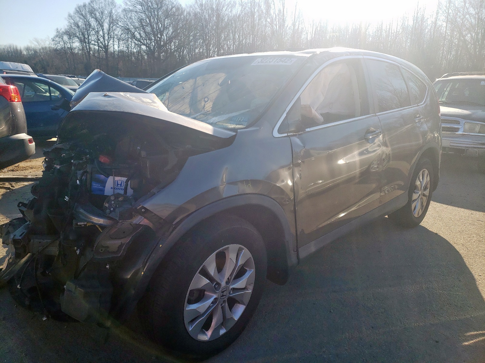 Photo 2 from auction – 2012 HONDA CR-V EX with VIN 5J6RM4H52CL001358