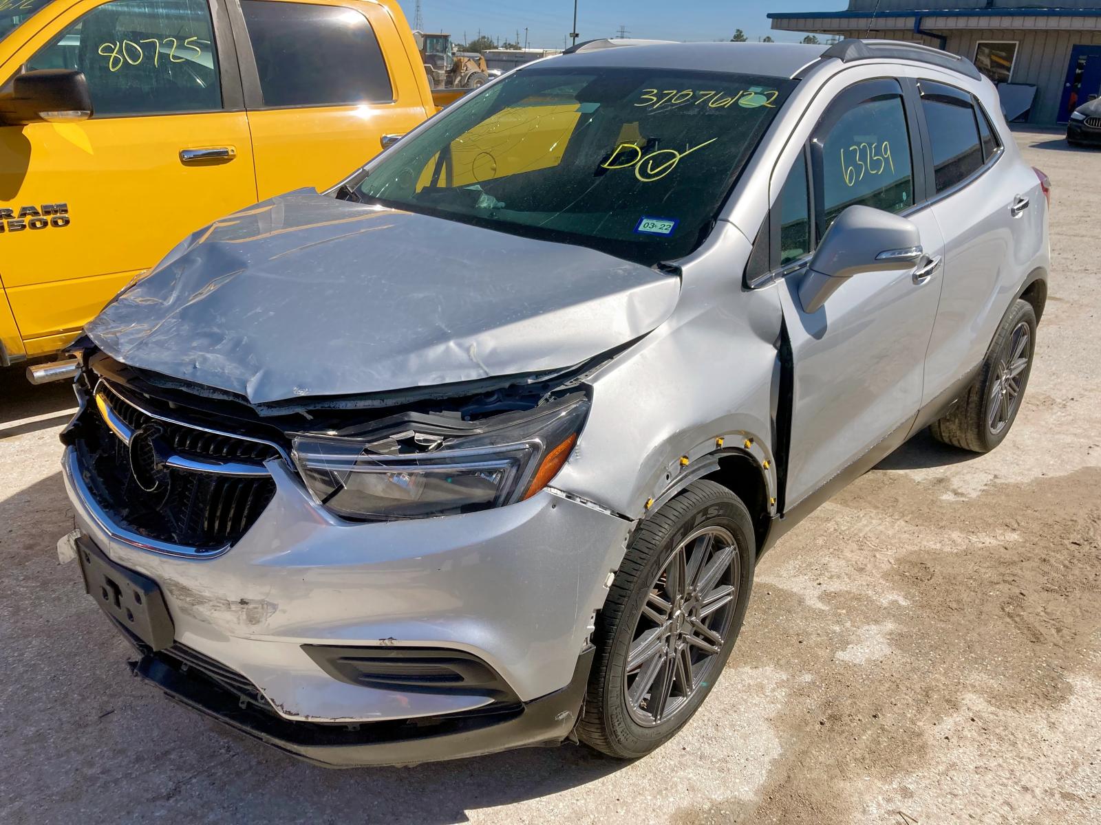 Photo 2 from auction – 2019 BUICK ENCORE PRE with VIN KL4CJASB7KB717737
