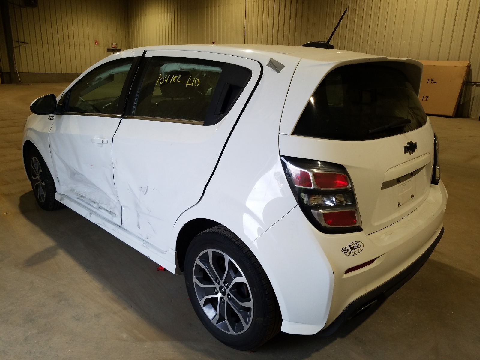 Photo 3 from auction – 2018 CHEVROLET SONIC LT with VIN 1G1JD6SH7J4108374