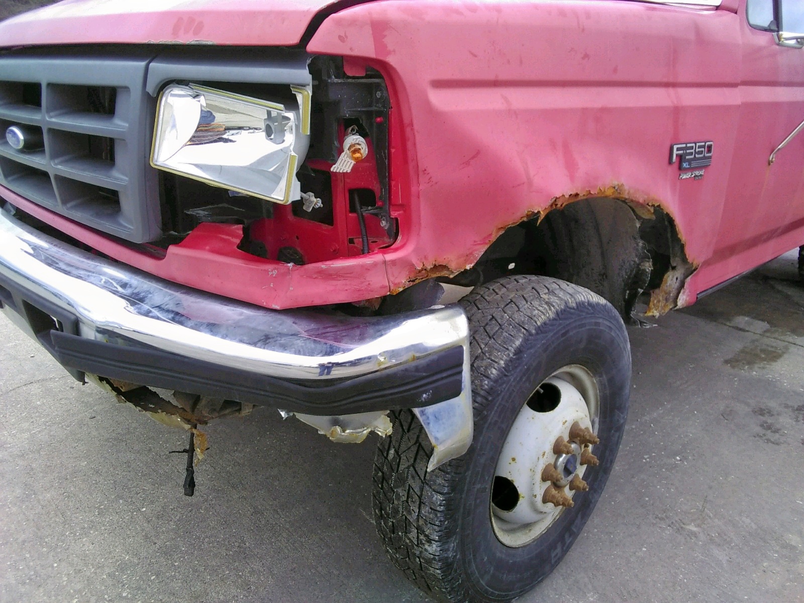 Photo 9 from auction – 1995 FORD F350 with VIN 1FDKF38F9SEA29578