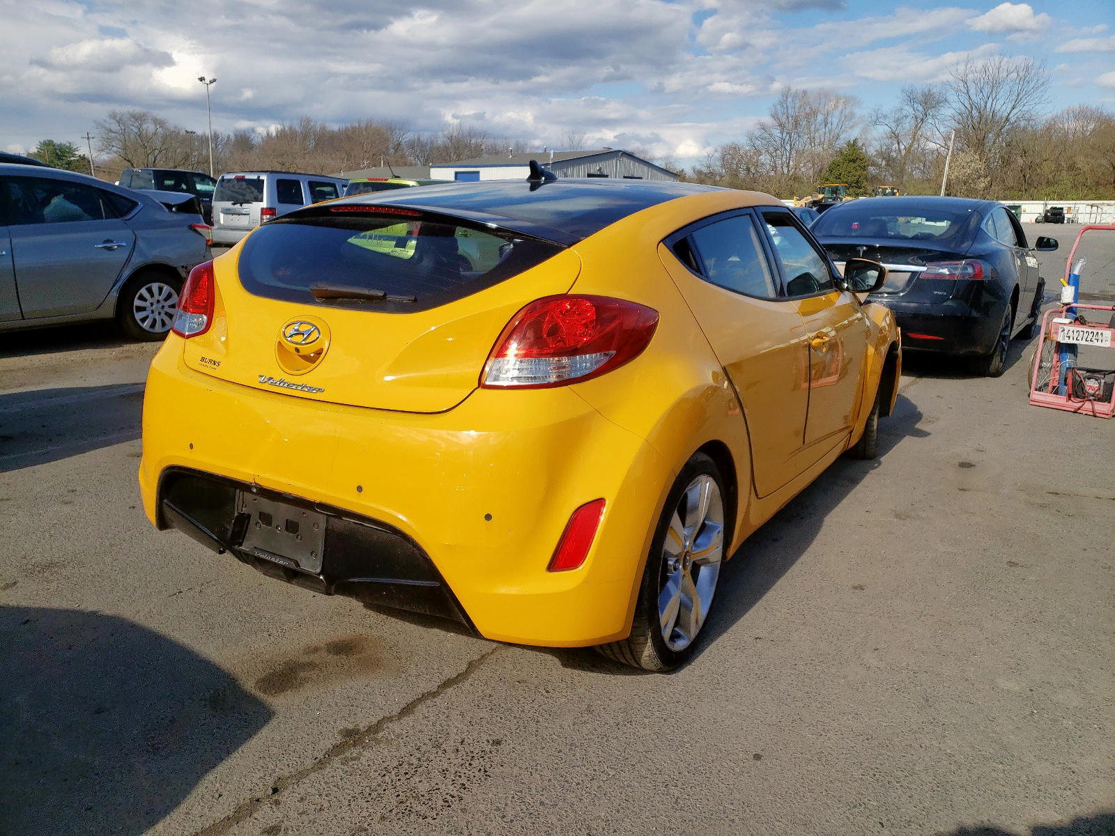 Photo 4 from auction – 2014 HYUNDAI VELOSTER with VIN KMHTC6AD9EU201772