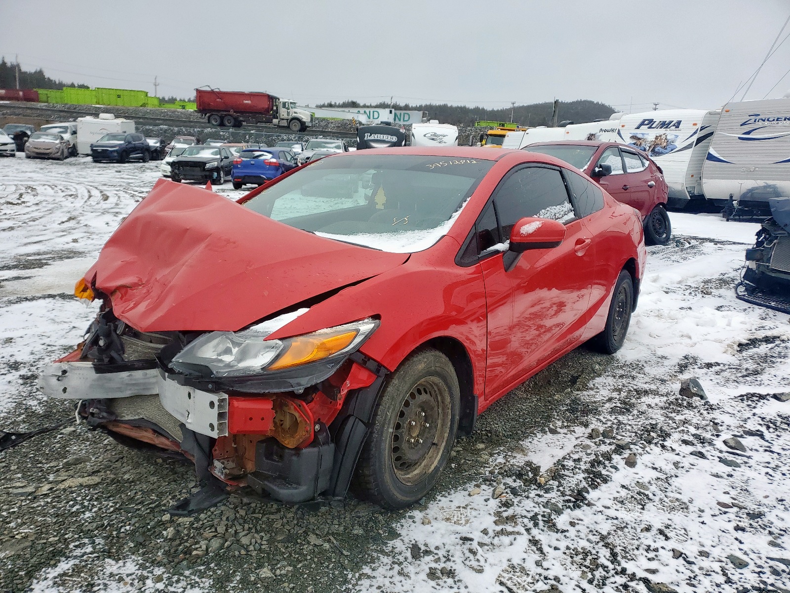 Photo 2 from auction – 2014 HONDA CIVIC LX with VIN 2HGFG3A42EH002510