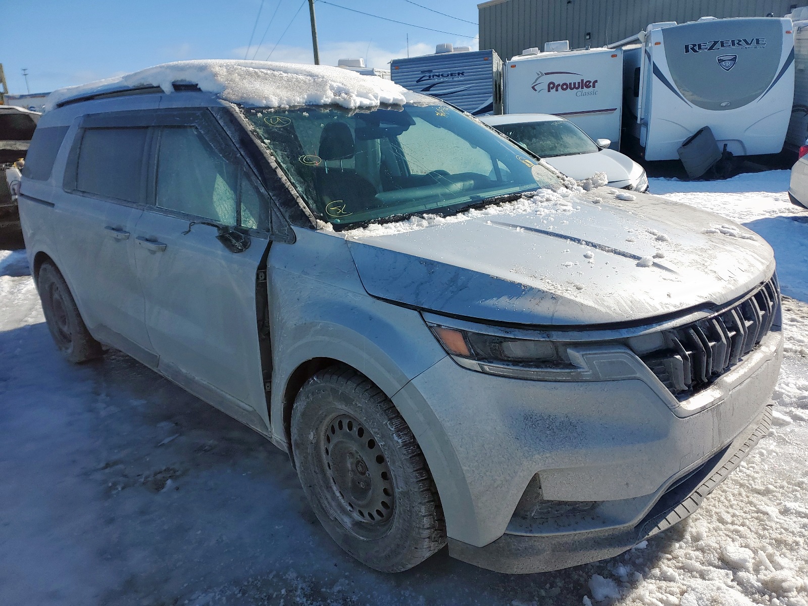 KIA CARNIVAL L 2022 with VIN KNDNB5H3XN6062828 - Photo from auction