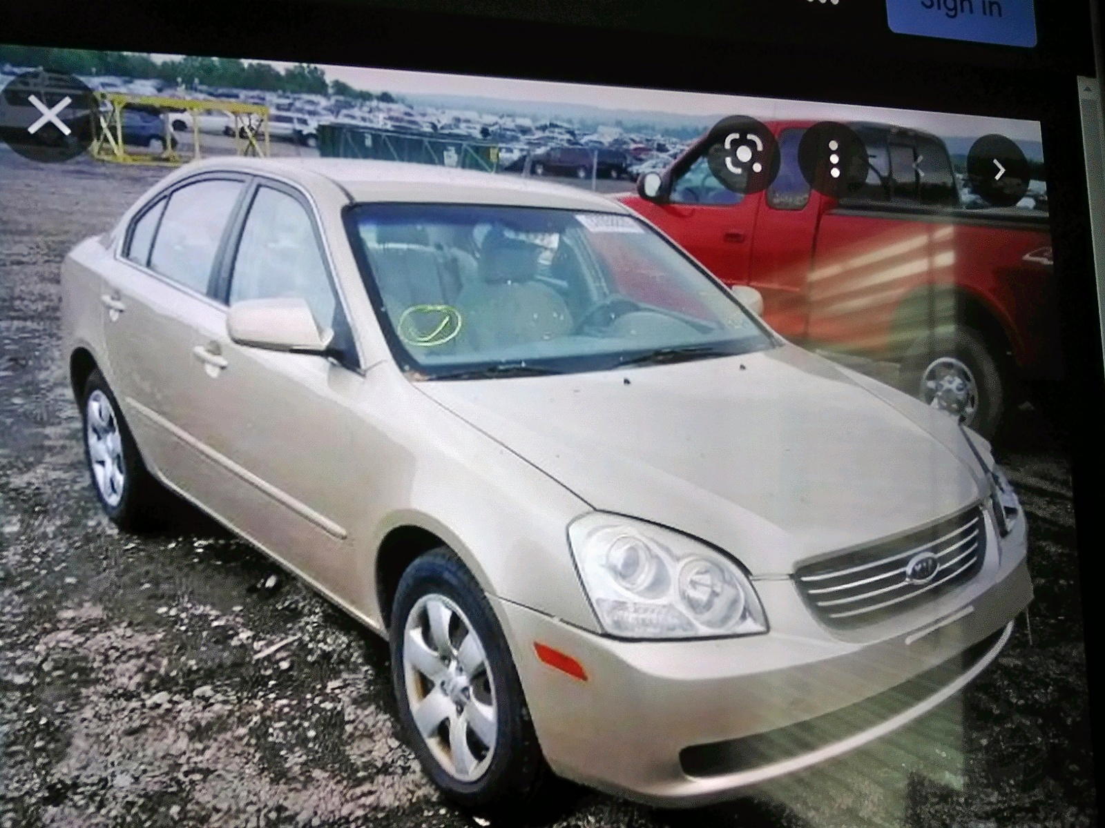 Photo 8 from auction – 2008 KIA OPTIMA LX with VIN KNAGE123X85656343