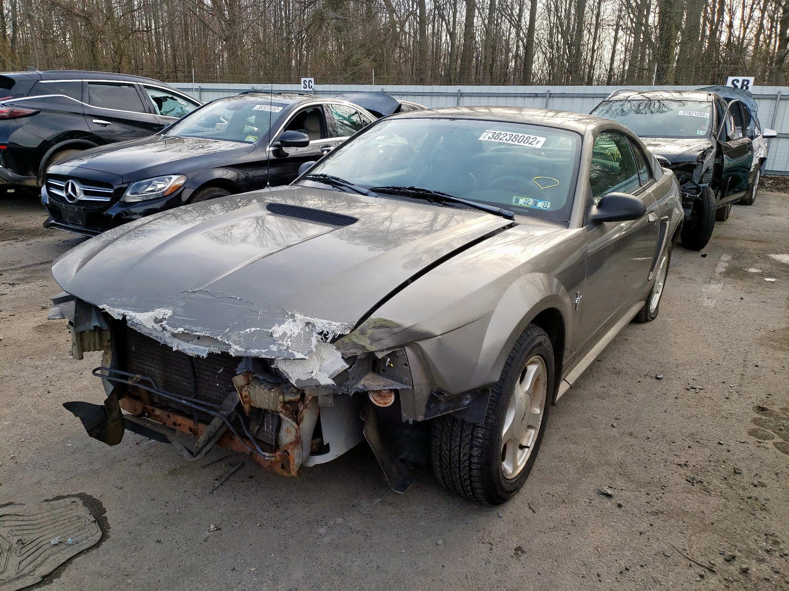 Photo 2 from auction – 2001 FORD MUSTANG with VIN 1FAFP40401F162263