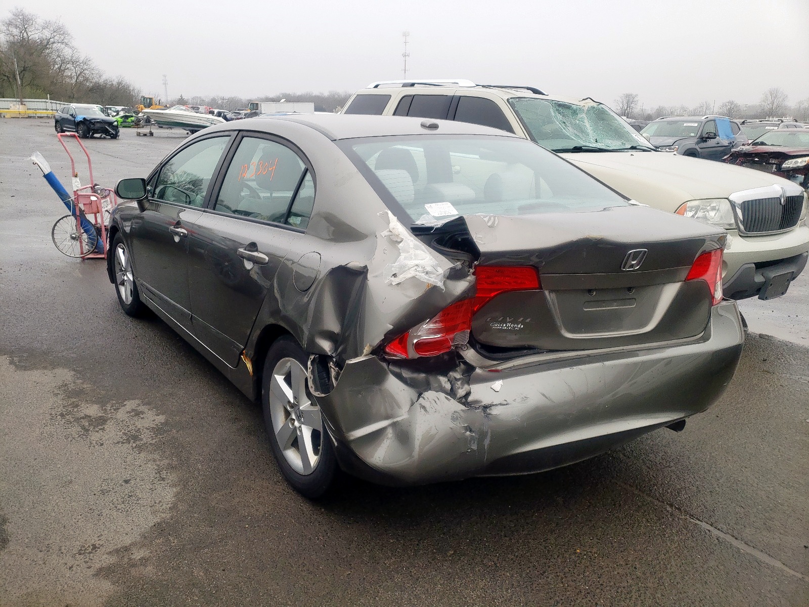 Photo 3 from auction – 2008 HONDA CIVIC EX with VIN 2HGFA168X8H304844