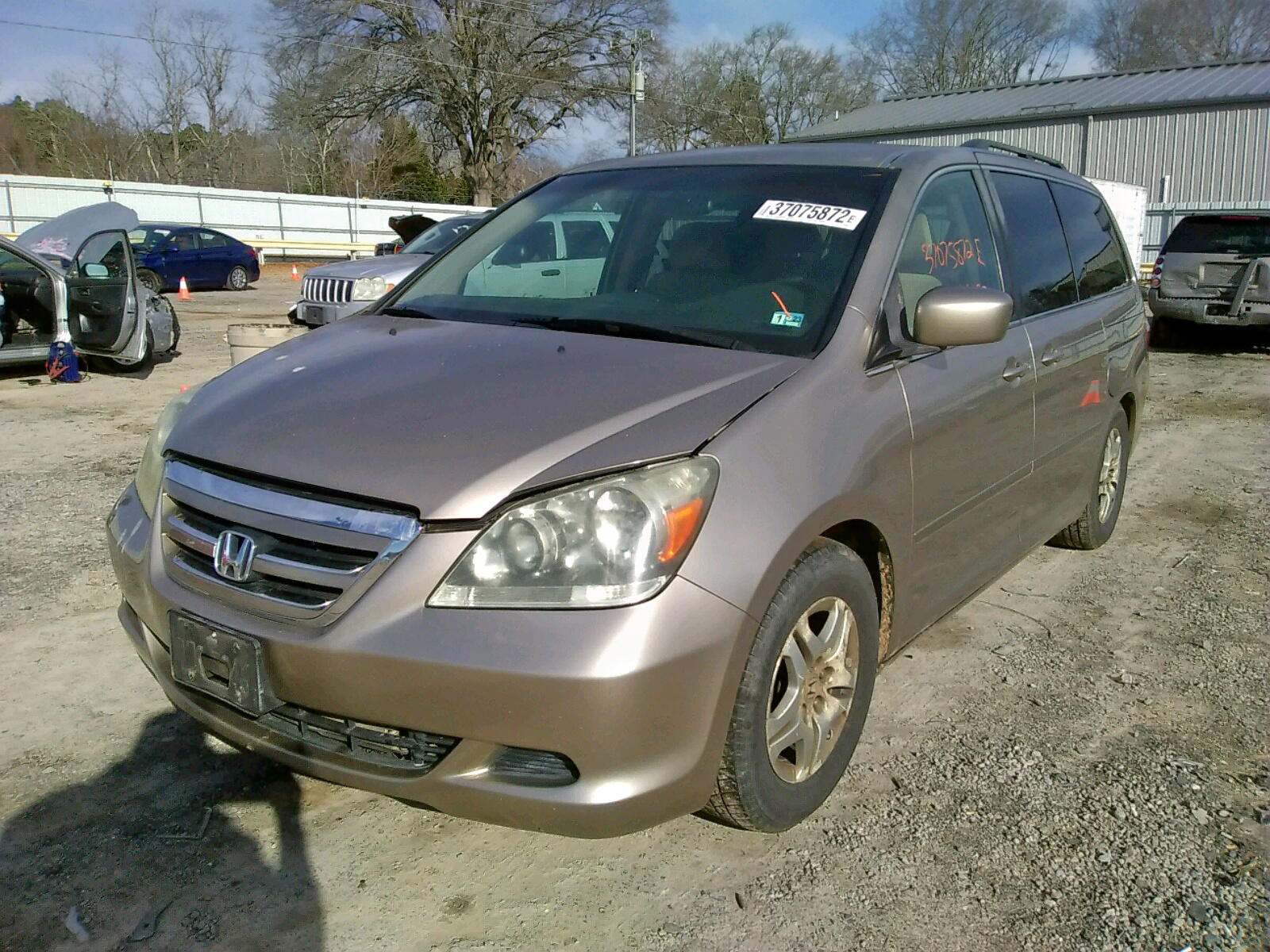 Photo 2 from auction – 2007 HONDA ODYSSEY EX with VIN 5FNRL38487B080960