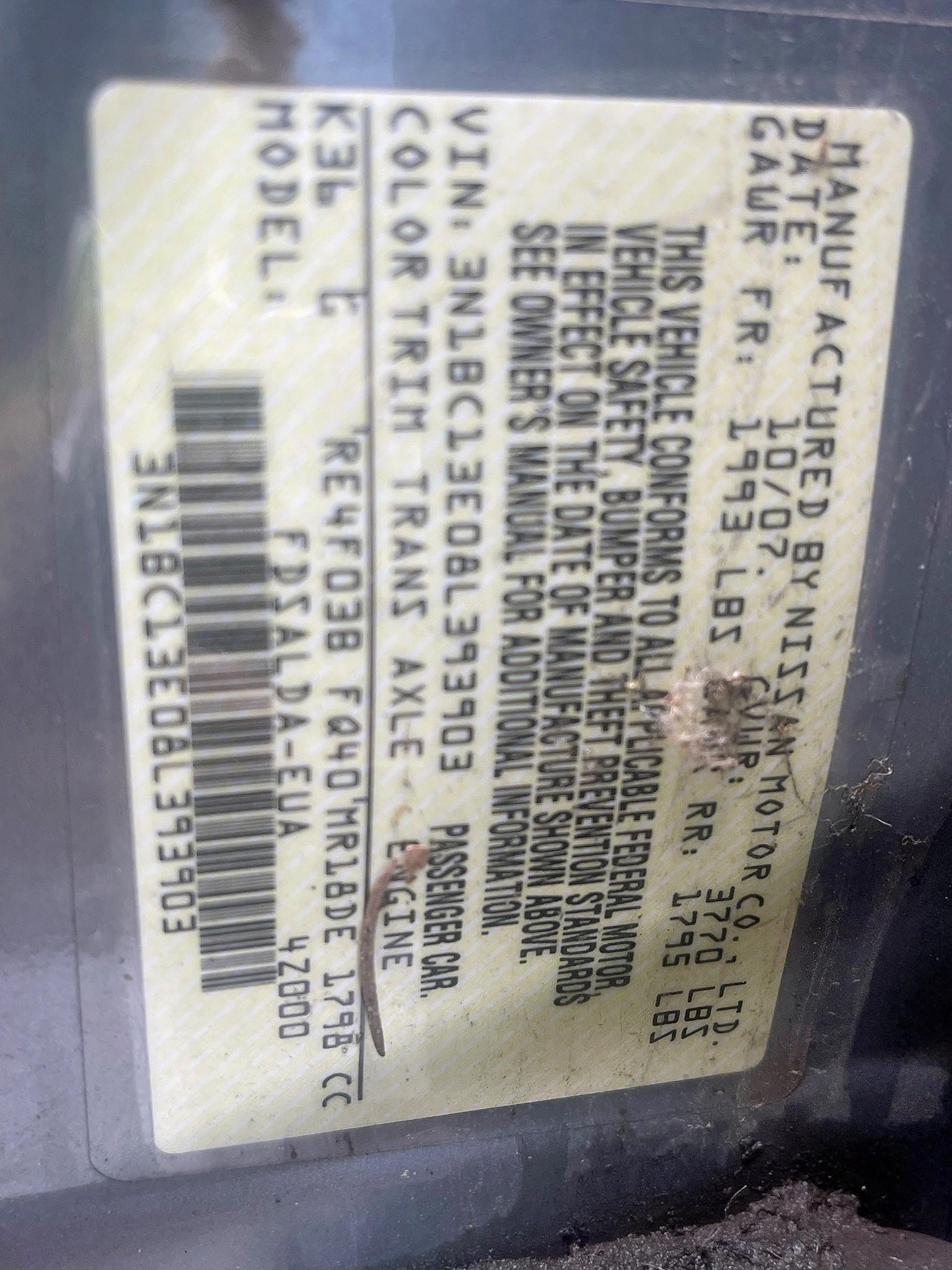 Photo 10 from auction – 2008 NISSAN VERSA S with VIN 3N1BC13E08L393903