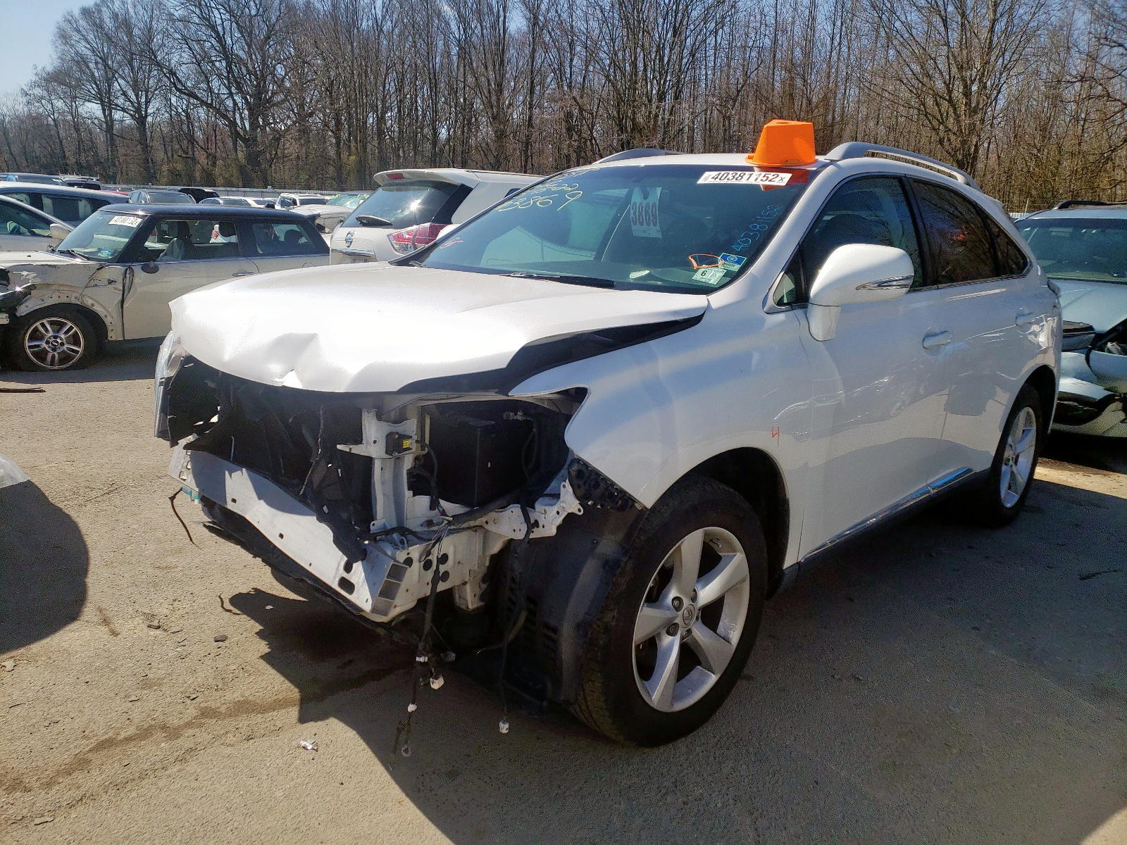 Photo 2 from auction – 2015 LEXUS RX 350 BAS with VIN 2T2BK1BA9FC324055