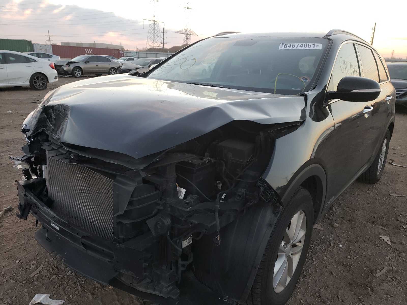 Photo 2 from auction – 2017 KIA SORENTO LX with VIN 5XYPGDA54HG213311