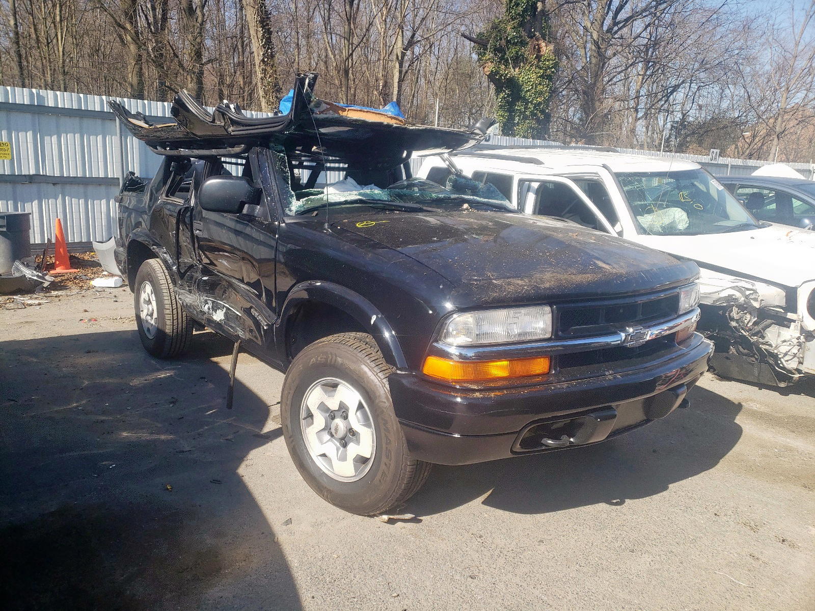 CHEVROLET BLAZER 2004 with VIN 1GNCT18X74K132718 - Photo from auction
