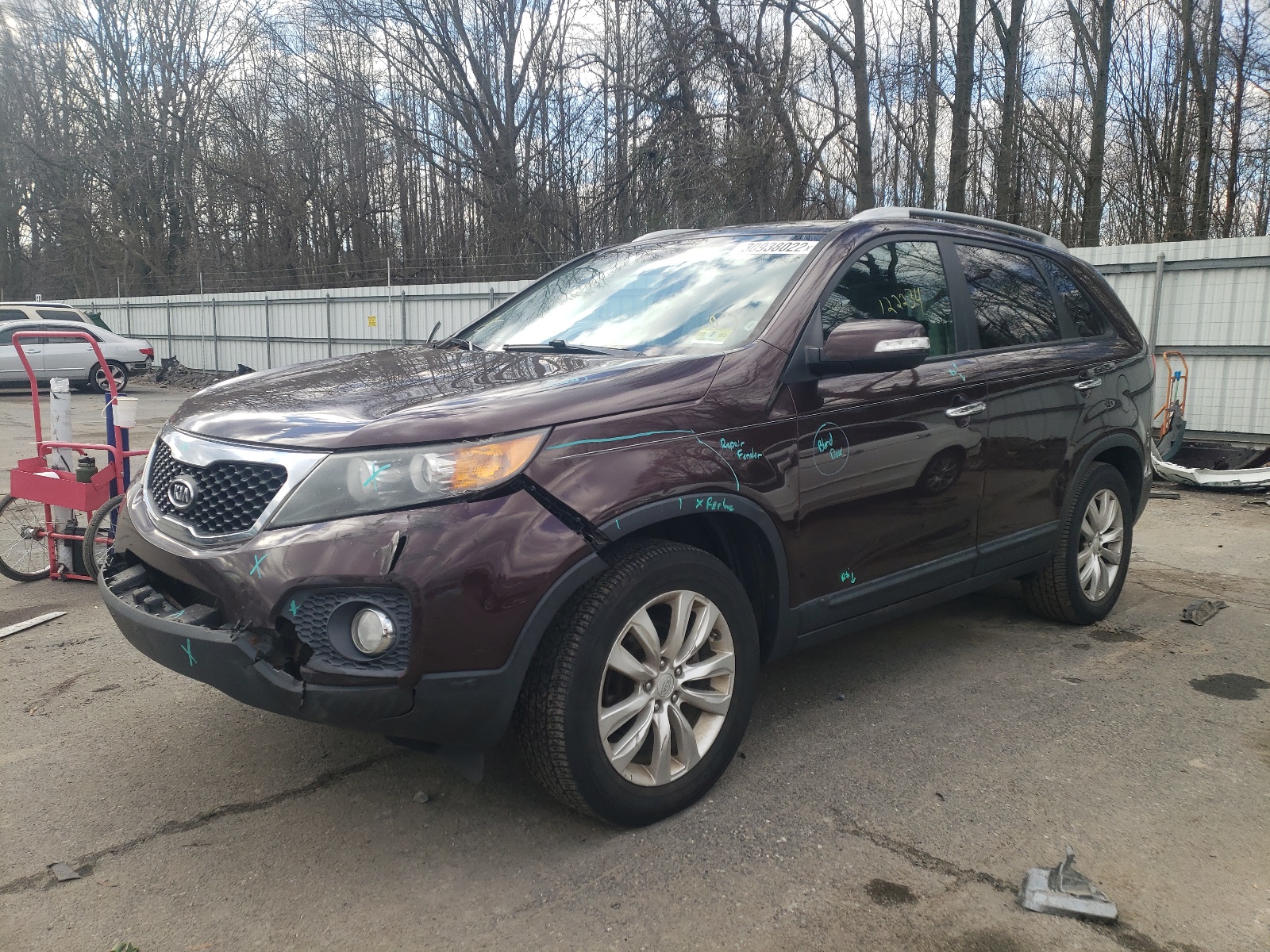 Photo 2 from auction – 2011 KIA SORENTO BA with VIN 5XYKT4A24BG071464