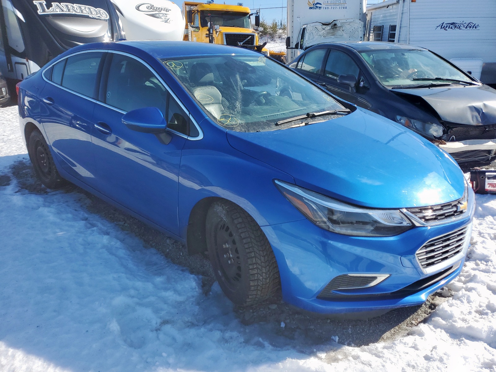 CHEVROLET CRUZE PREM 2017 with VIN 3G1BF5SM9HS516620 - Photo from auction