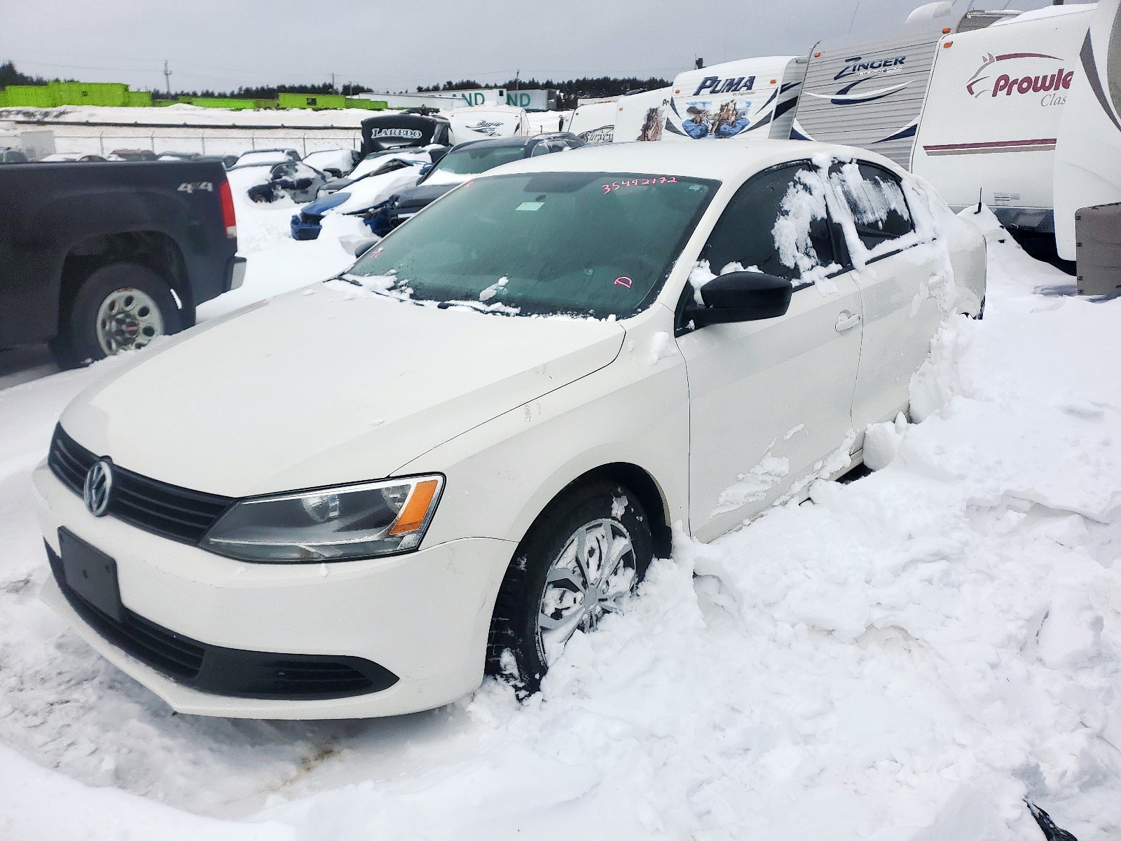 صورة رقم 2 من المزاد - 2013 VOLKSWAGEN JETTA BASE مع VIN 3VW2K7AJ3DM277342
