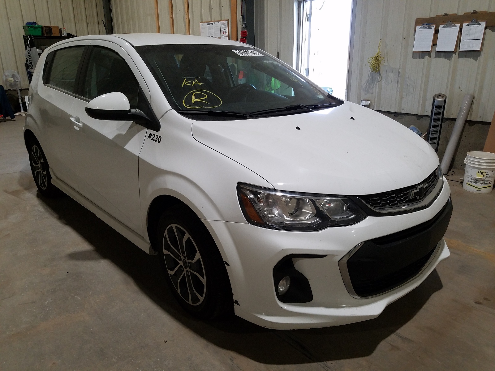 CHEVROLET SONIC LT 2018 with VIN 1G1JD6SH7J4108374 - Photo from auction