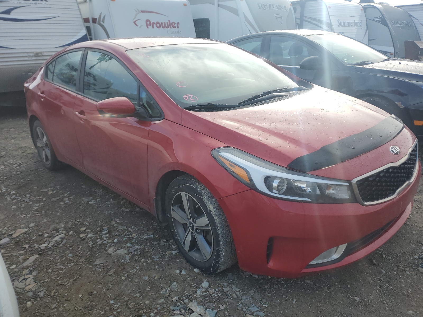 KIA FORTE LX 2018 with VIN 3KPFL4A77JE216571 - Photo from auction