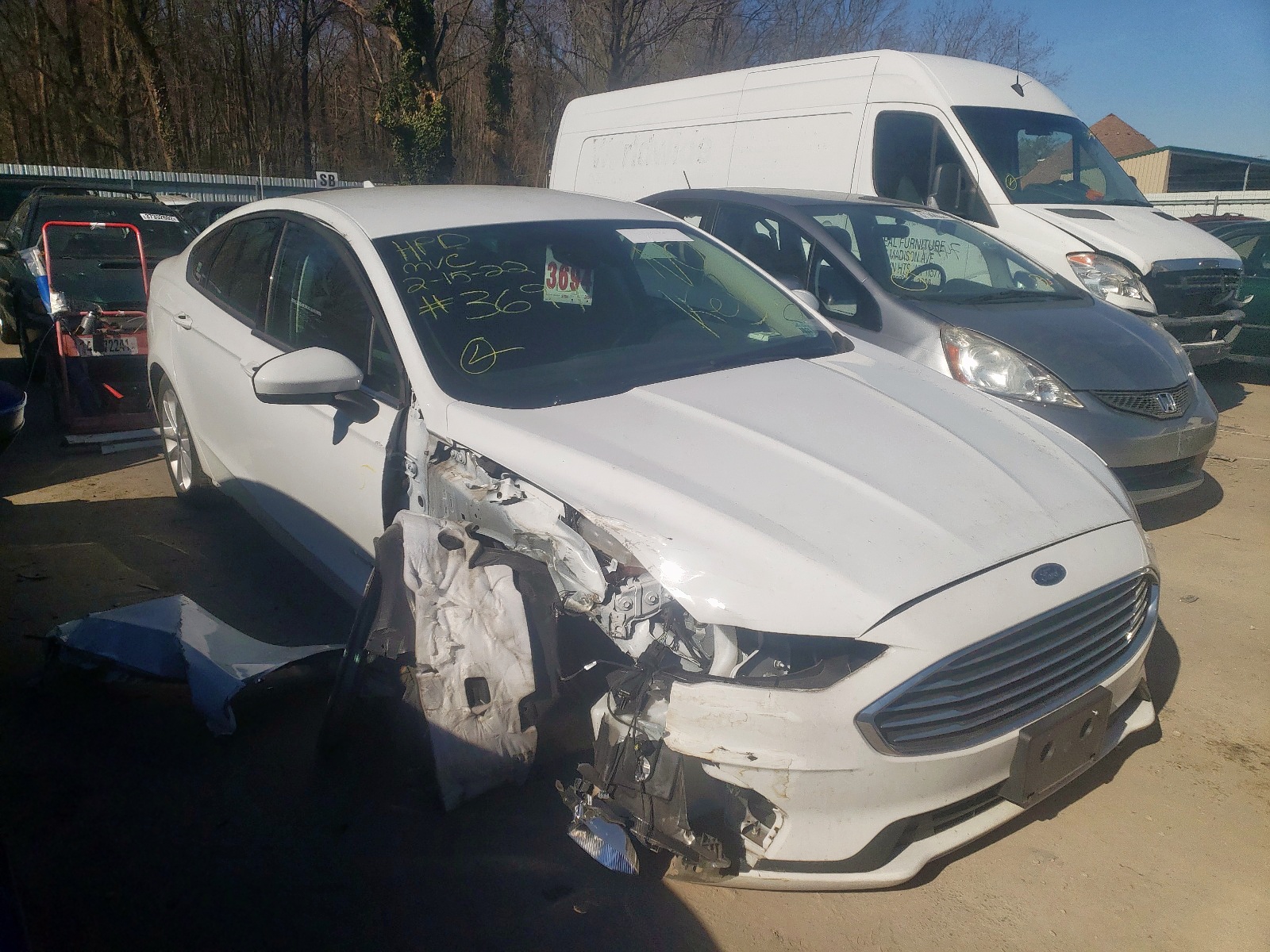 Zdjęcie 1 z aukcji – 2019 FORD FUSION SE z VIN 3FA6P0LU3KR212906
