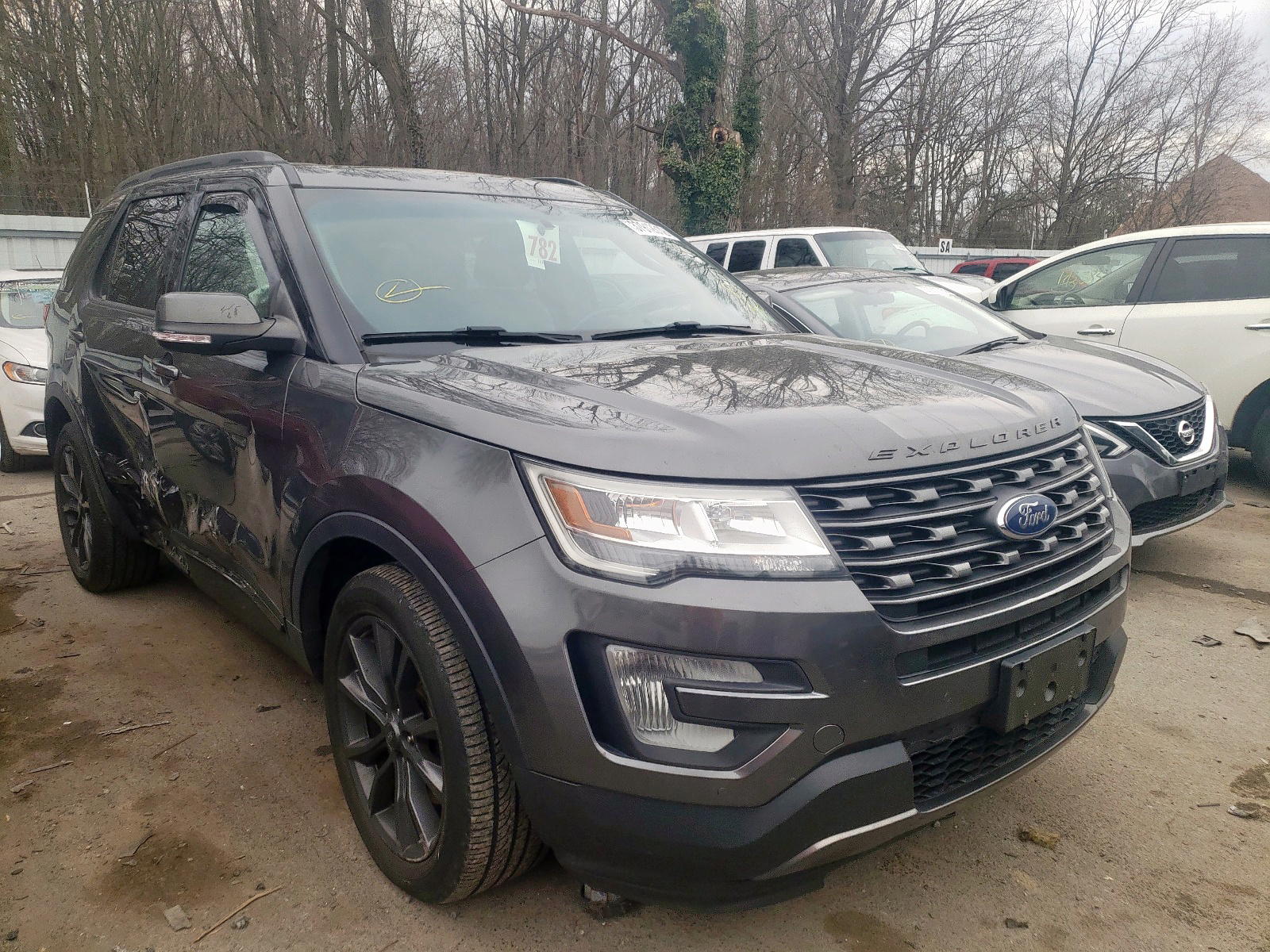 FORD EXPLORER X 2017 with VIN 1FM5K8D89HGA06909 - Photo from auction