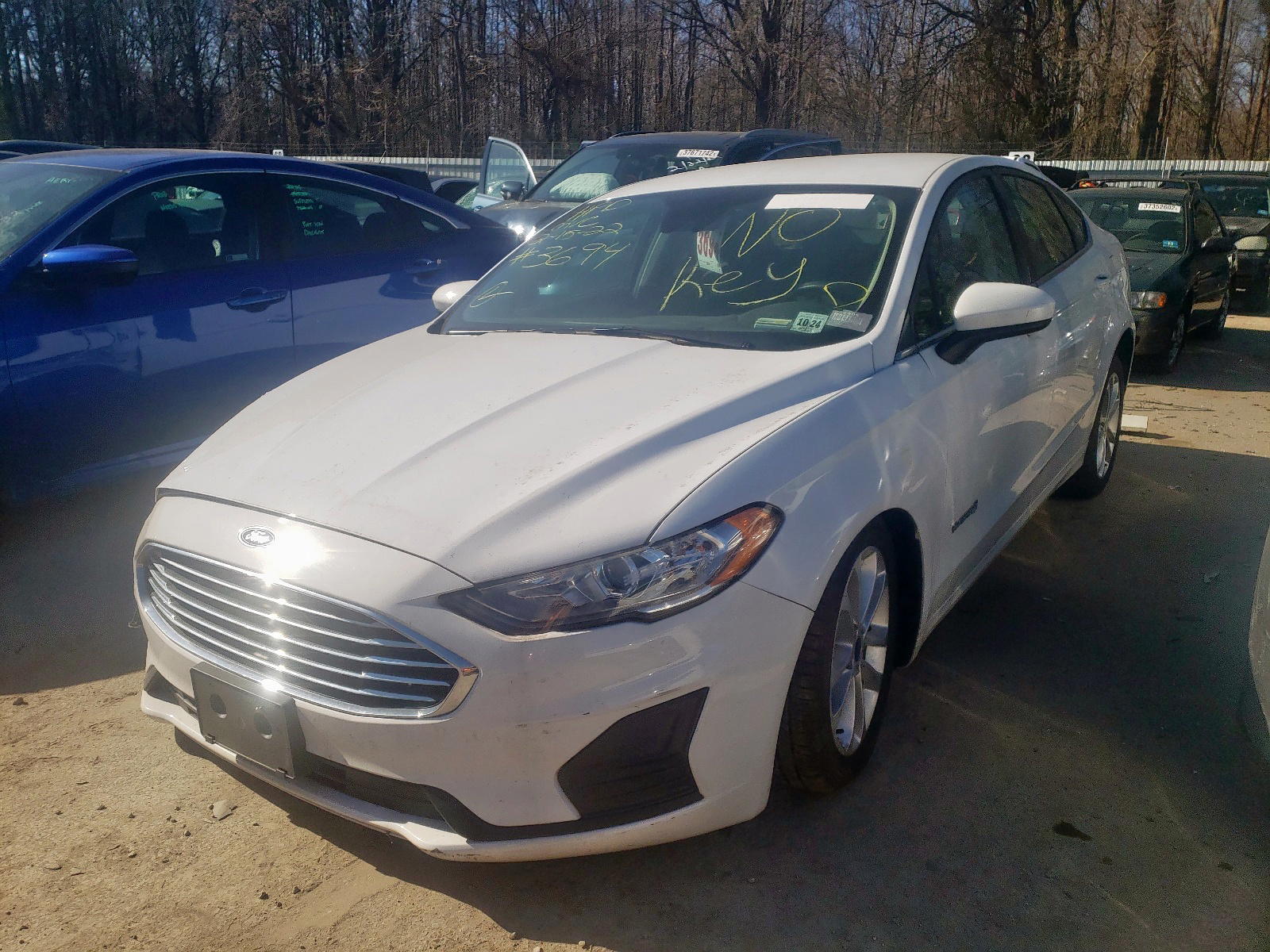 Photo 2 from auction – 2019 FORD FUSION SE with VIN 3FA6P0LU3KR212906