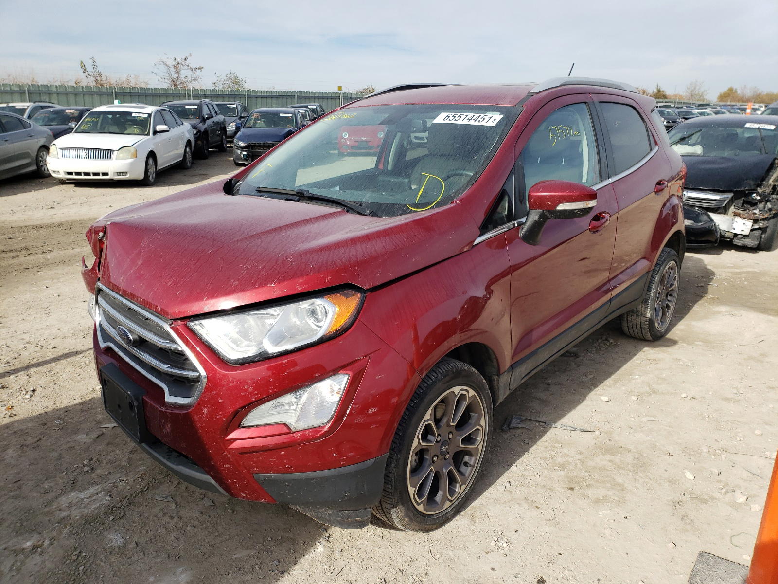 Photo 2 from auction – 2019 FORD ECOSPORT T with VIN MAJ6S3KLXKC260362