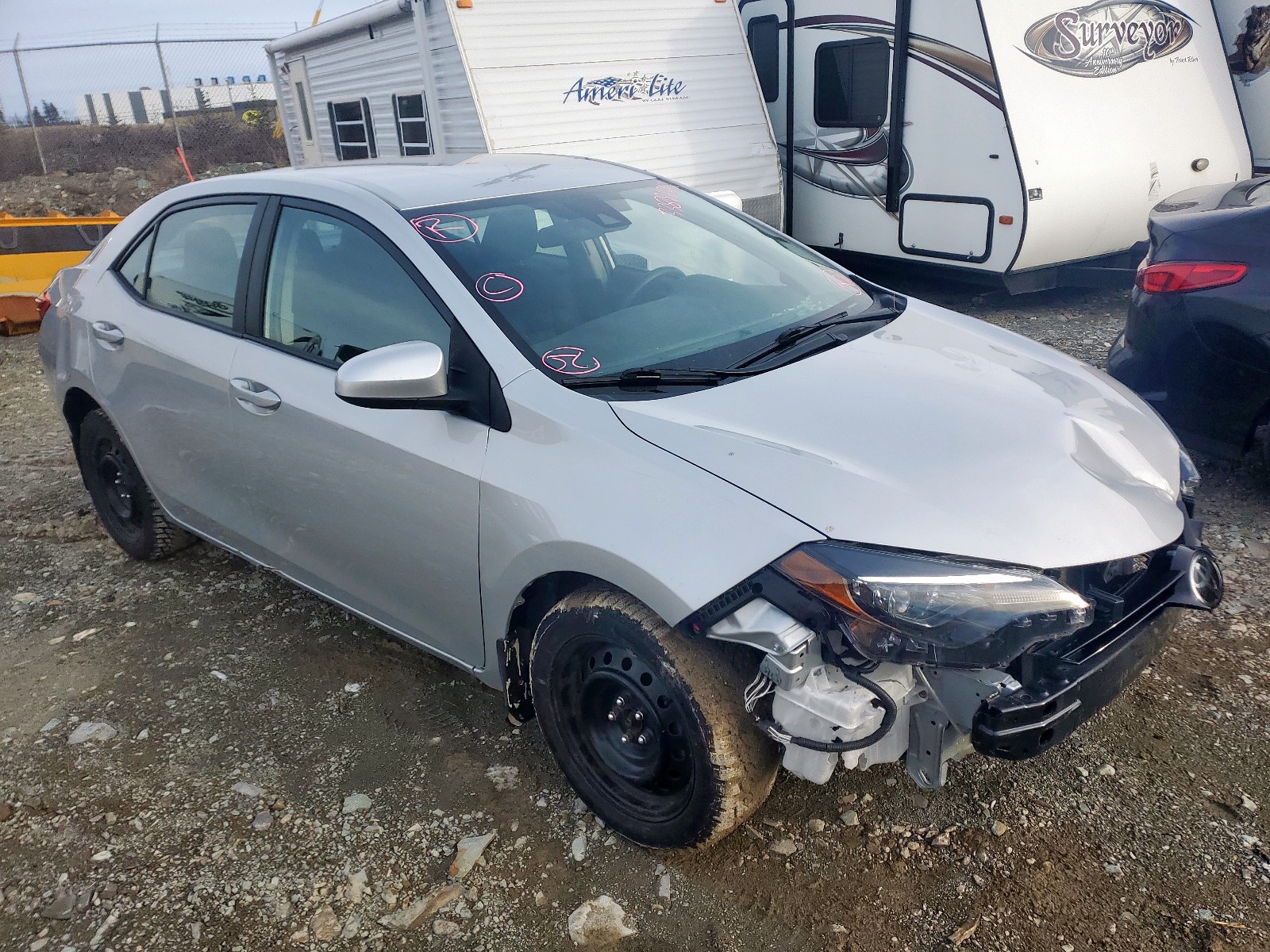 TOYOTA COROLLA L 2018 with VIN 2T1BURHE8JC097022 - Photo from auction