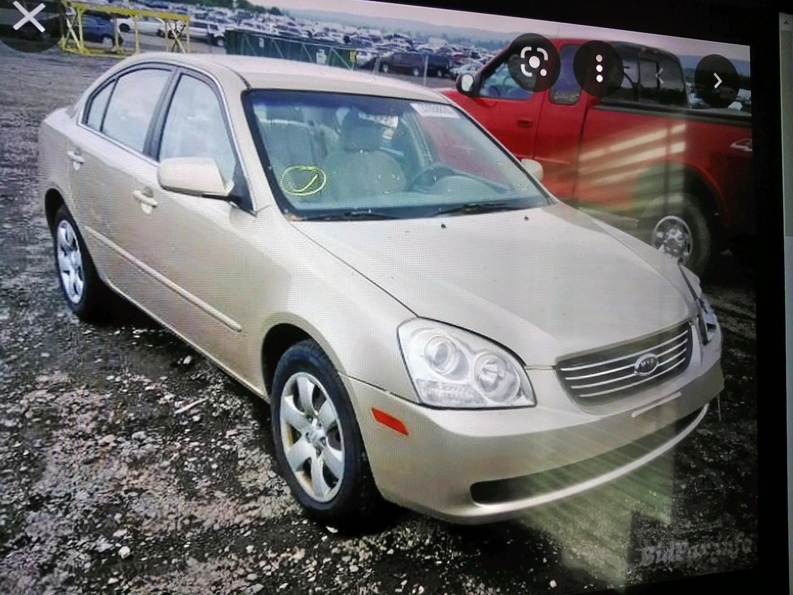 Photo 3 from auction – 2008 KIA OPTIMA LX with VIN KNAGE123X85656343