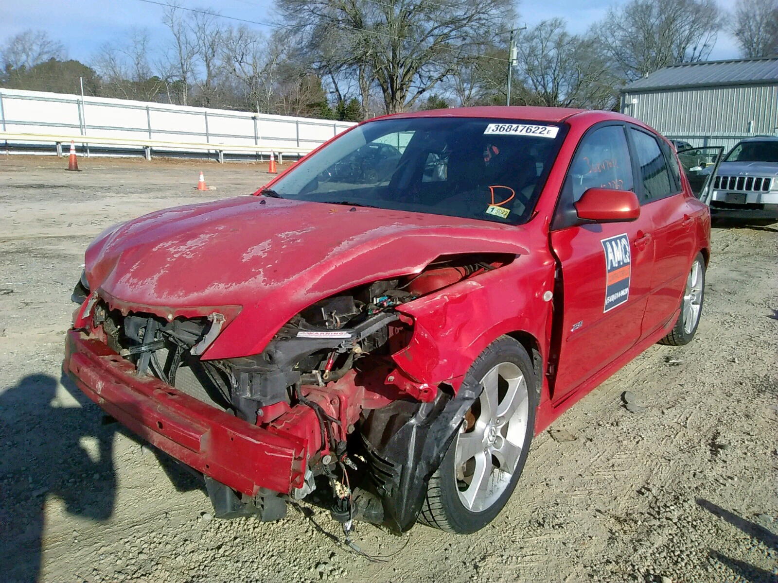 Photo 2 from auction – 2006 MAZDA 3 HATCHBAC with VIN JM1BK143361402112