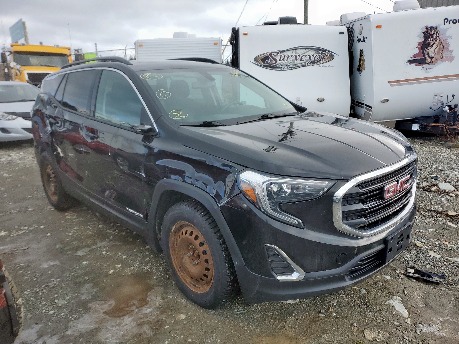 GMC TERRAIN SL 2018 with VIN 3GKALTEV6JL337749 - Photo from auction