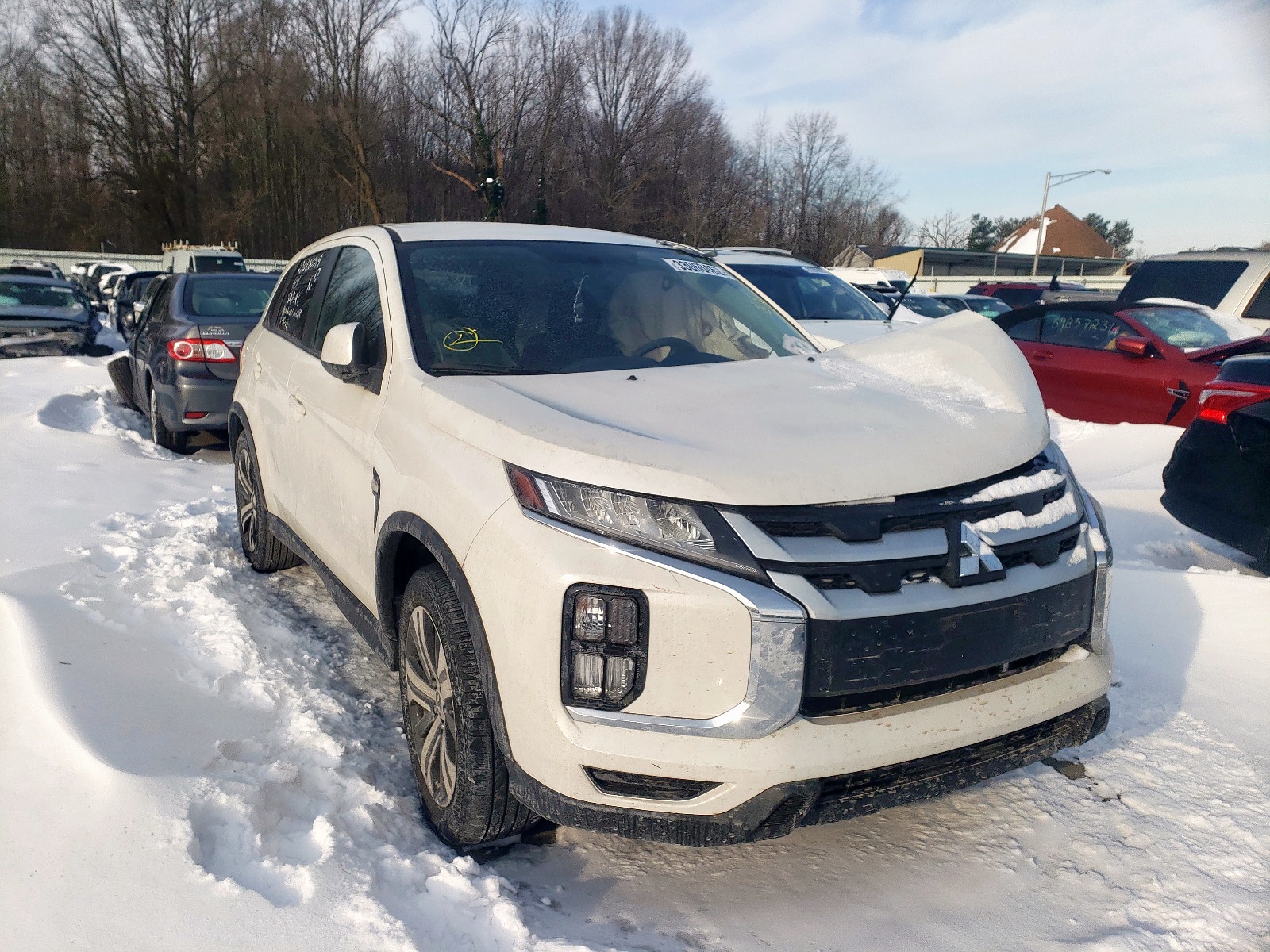 MITSUBISHI OUTLANDER 2020 with VIN JA4AP3AU6LU008517 - Photo from auction