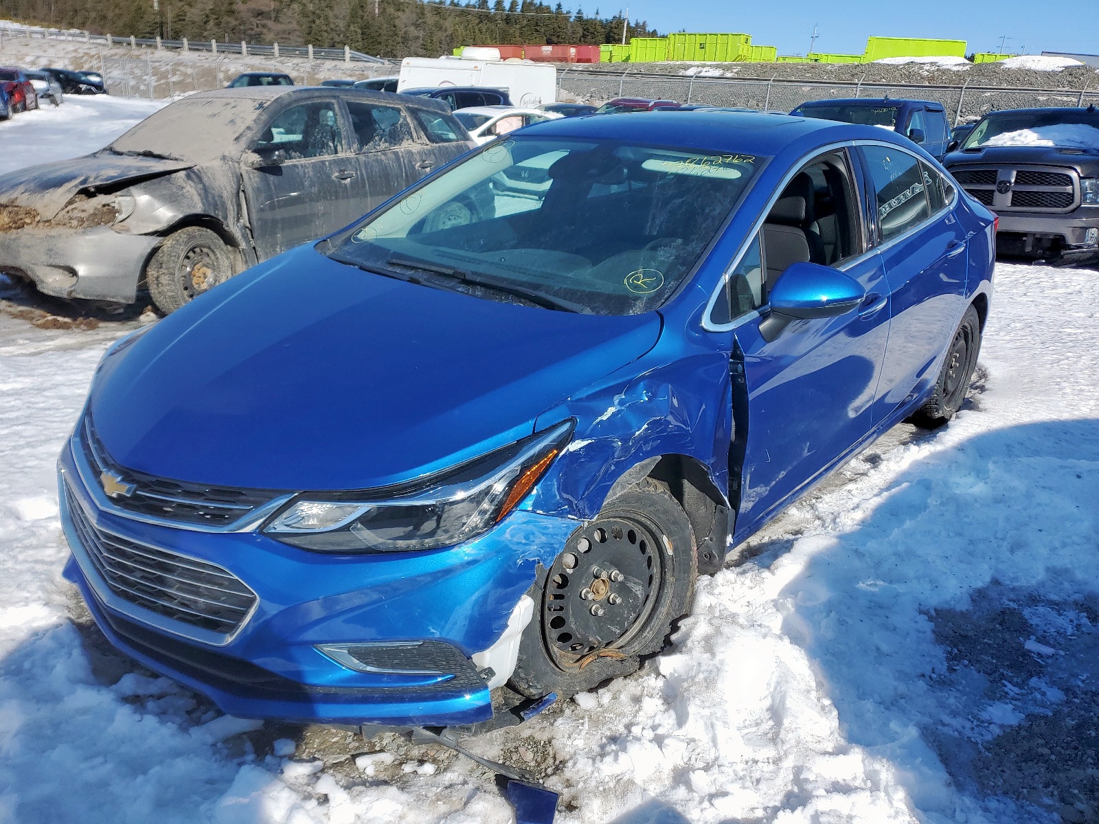 Photo 2 from auction – 2017 CHEVROLET CRUZE PREM with VIN 3G1BF5SM9HS516620