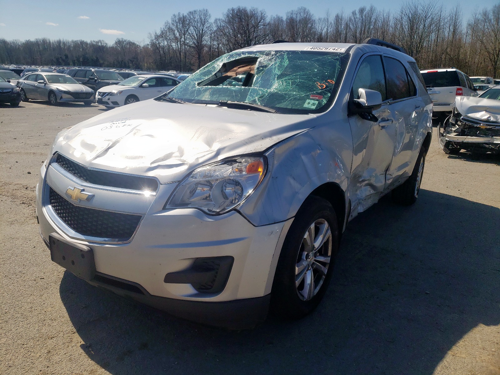 Photo 2 from auction – 2015 CHEVROLET EQUINOX LT with VIN 2GNALBEK3F6407464