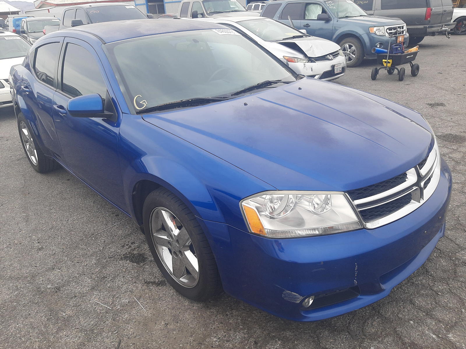 DODGE AVENGER SX 2013 with VIN 1C3CDZCB4DN554724 - Photo from auction