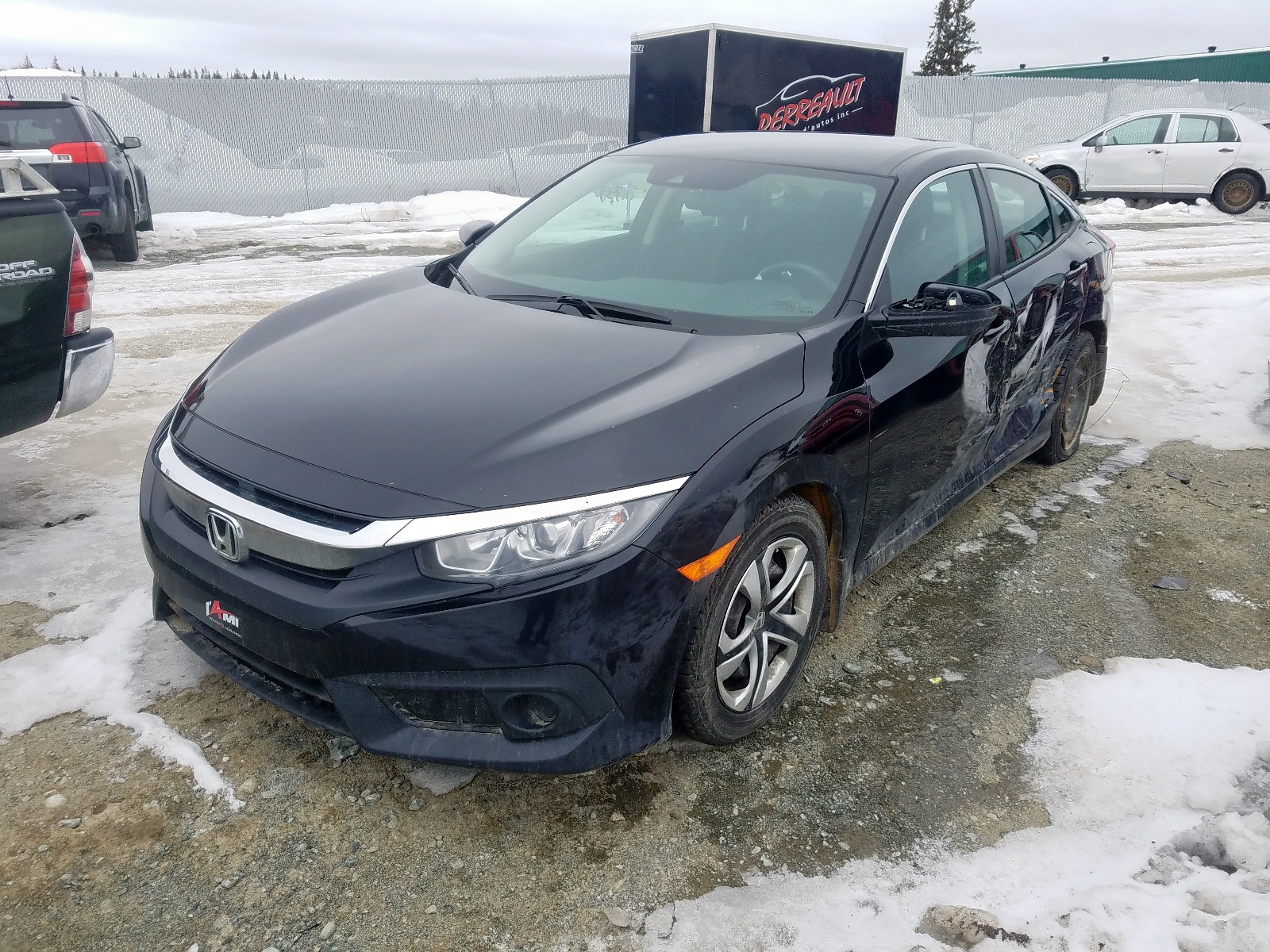 Photo 2 from auction – 2018 HONDA CIVIC LX with VIN 2HGFC2F60JH010096