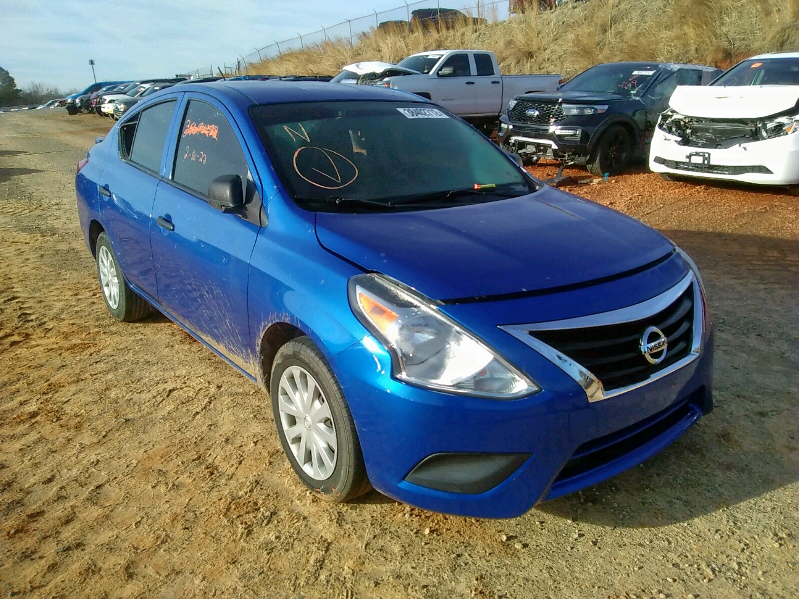 Photo 1 from auction – 2015 NISSAN VERSA S with VIN 3N1CN7APXFL837582
