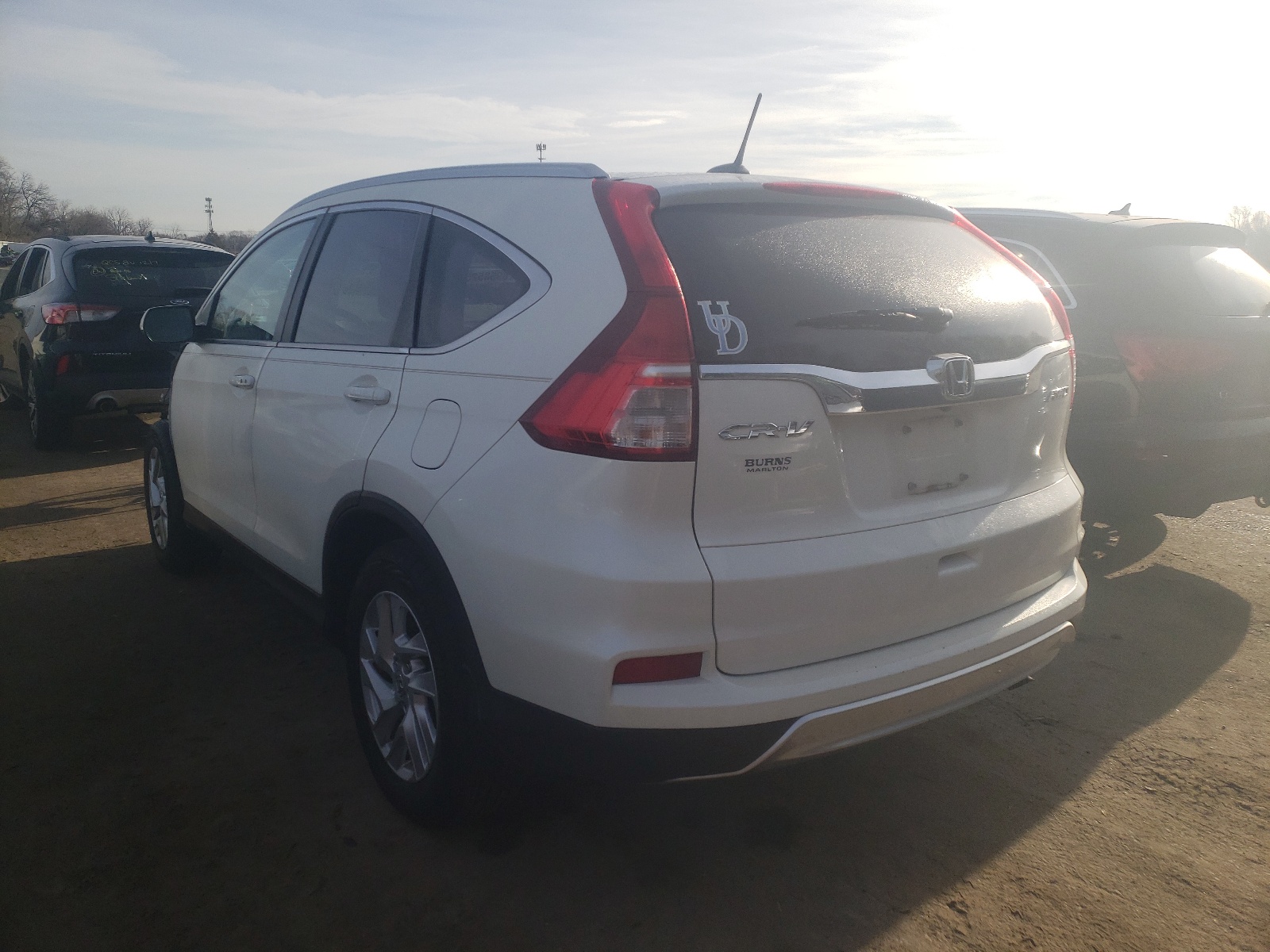Photo 3 from auction – 2015 HONDA CR-V EXL with VIN 5J6RM4H70FL115249