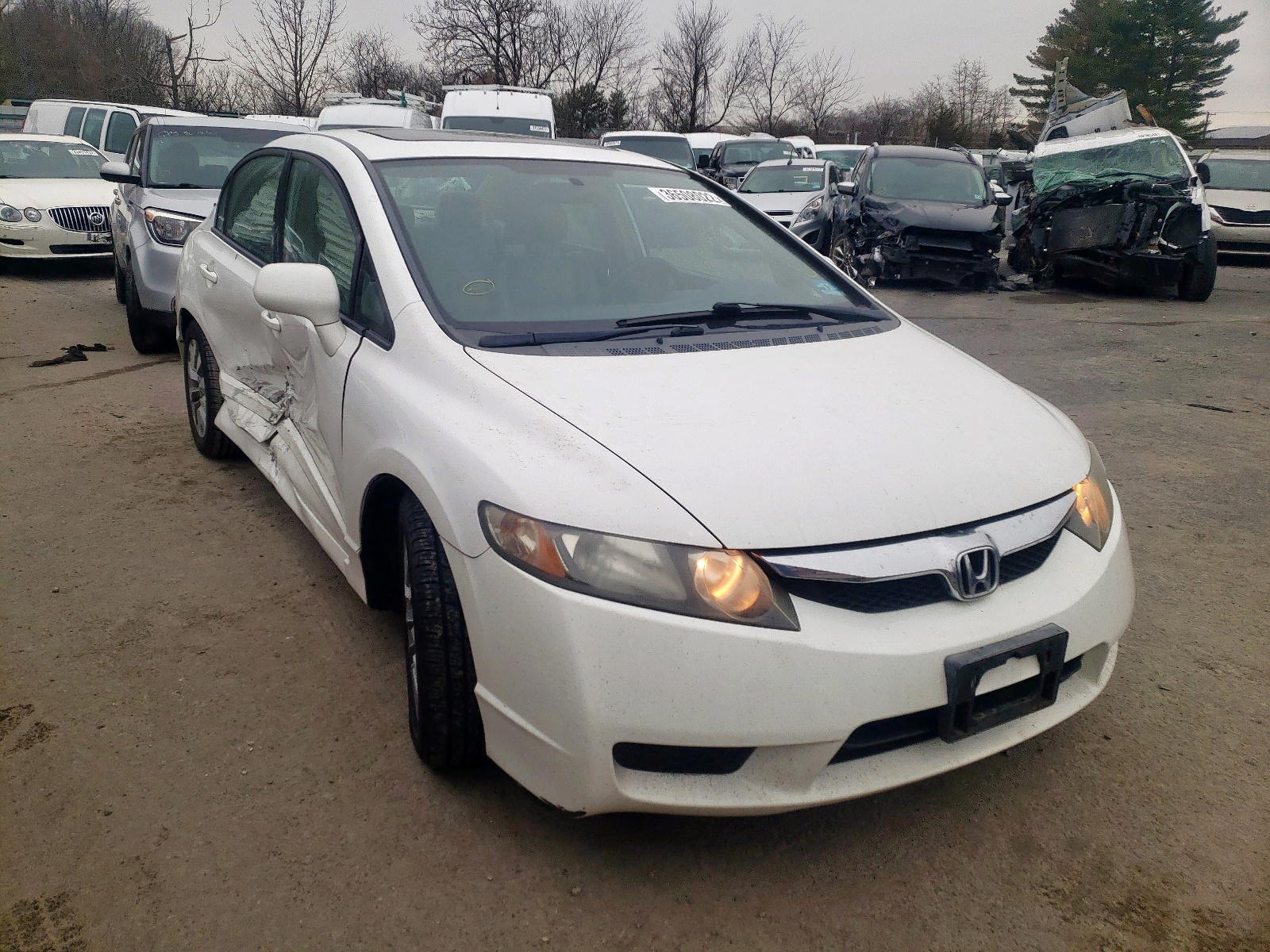HONDA CIVIC EXL 2011 with VIN 19XFA1F91BE024367 - Photo from auction