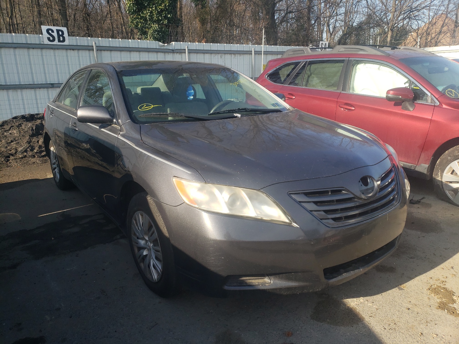 TOYOTA CAMRY CE 2007 with VIN 4T1BE46K07U620839 - Photo from auction