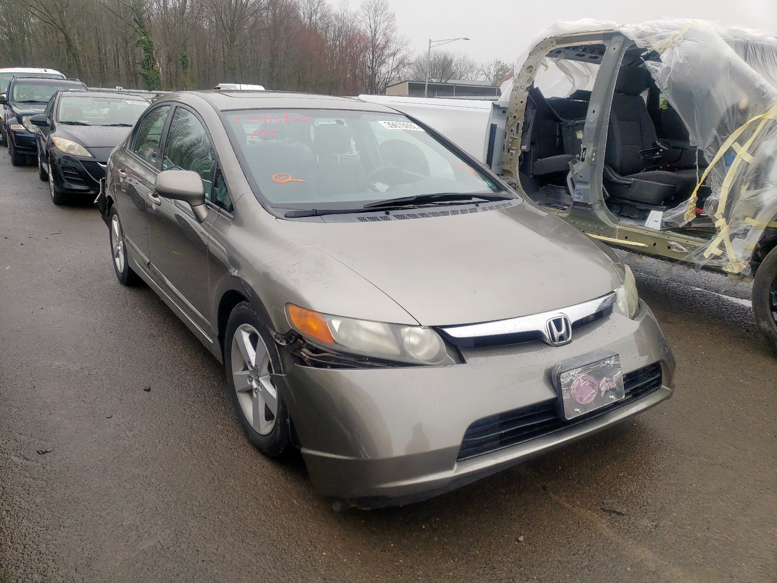 Photo 1 from auction – 2008 HONDA CIVIC EX with VIN 2HGFA168X8H304844