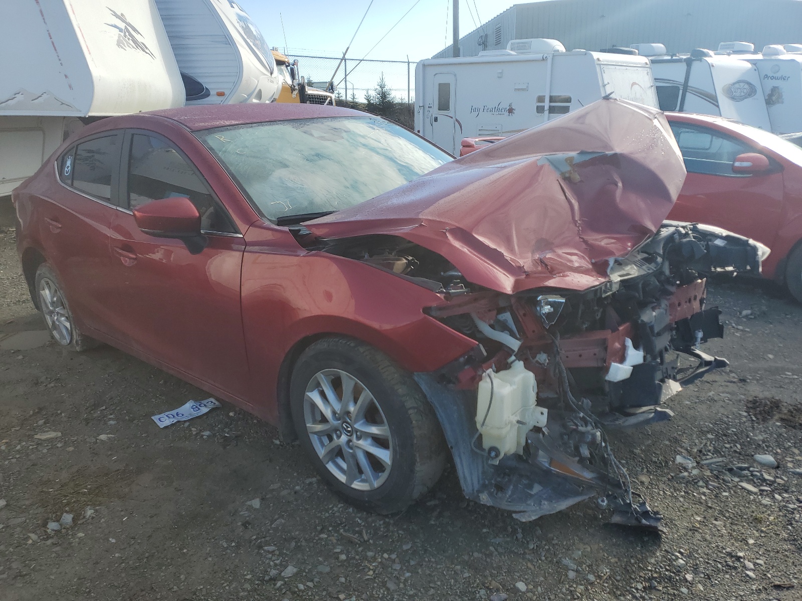 Photo 1 from auction – 2018 MAZDA 3 TOURING with VIN JM1BN1V74J1198163